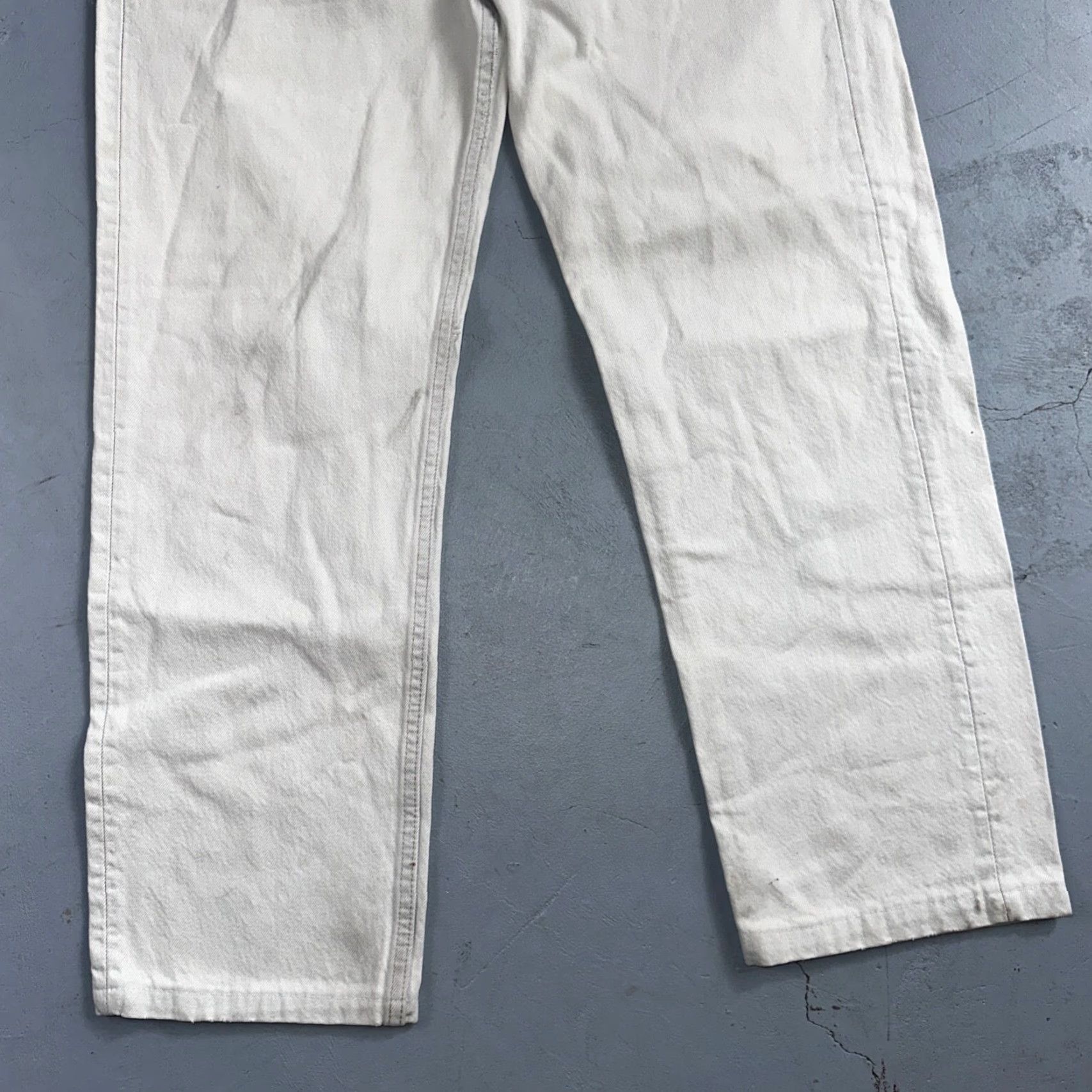 Levi's VINTAGE Levi's 501 Jeans 90s USA White Light Wash 32x30 30x26 Men Straight Classic Regular Denim Cotton Jeans Size US 32 / EU 48 - 3 Thumbnail