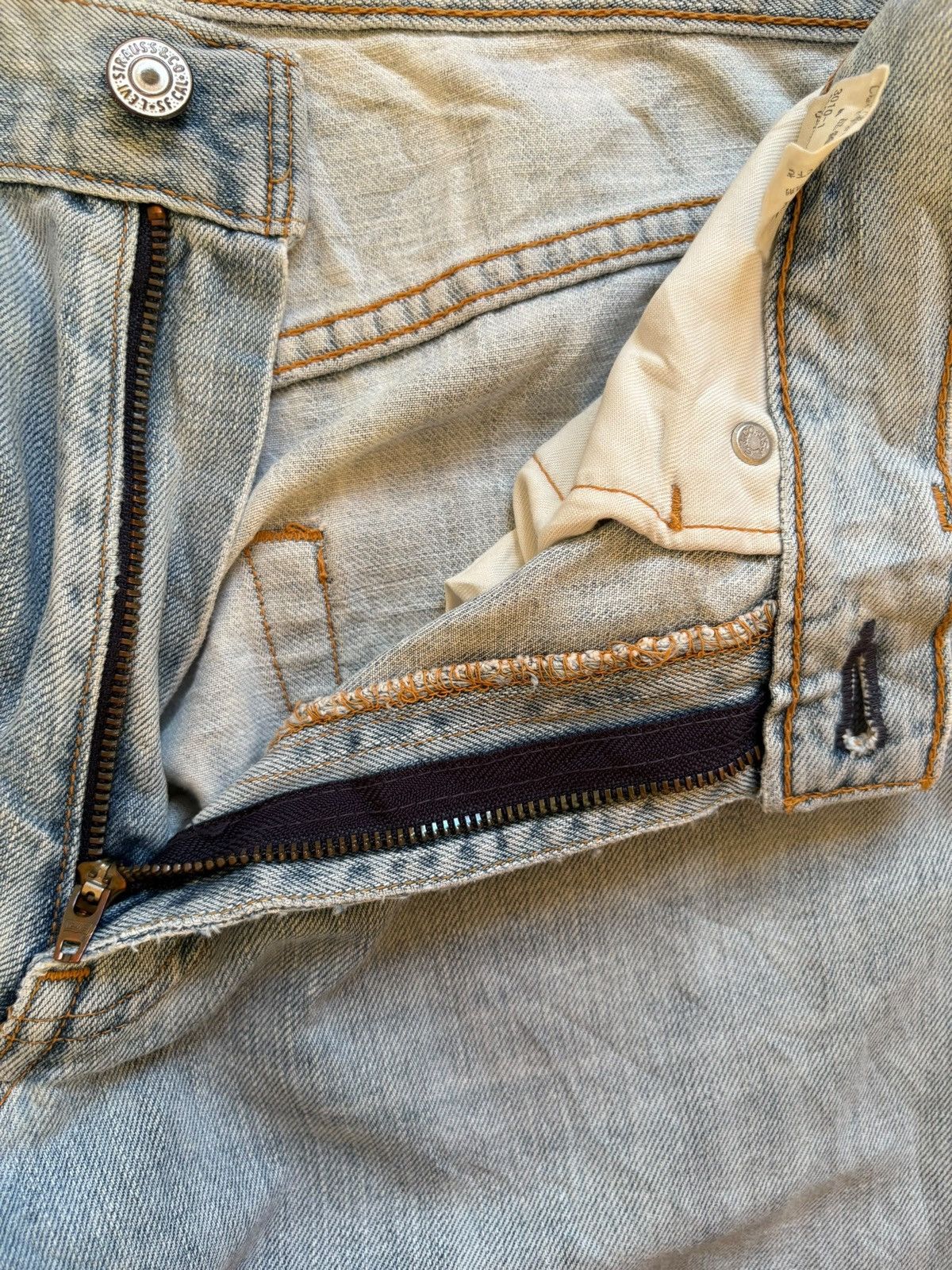 Levi's × Levi's Vintage Clothing Vintage 90s Levis 534 Mud Wash Loose Baggy Jeans Size US 29 - 9 Thumbnail