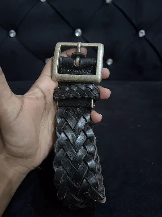 Leather Unbrand Leather Buckle Belt Size ONE SIZE - 5 Thumbnail