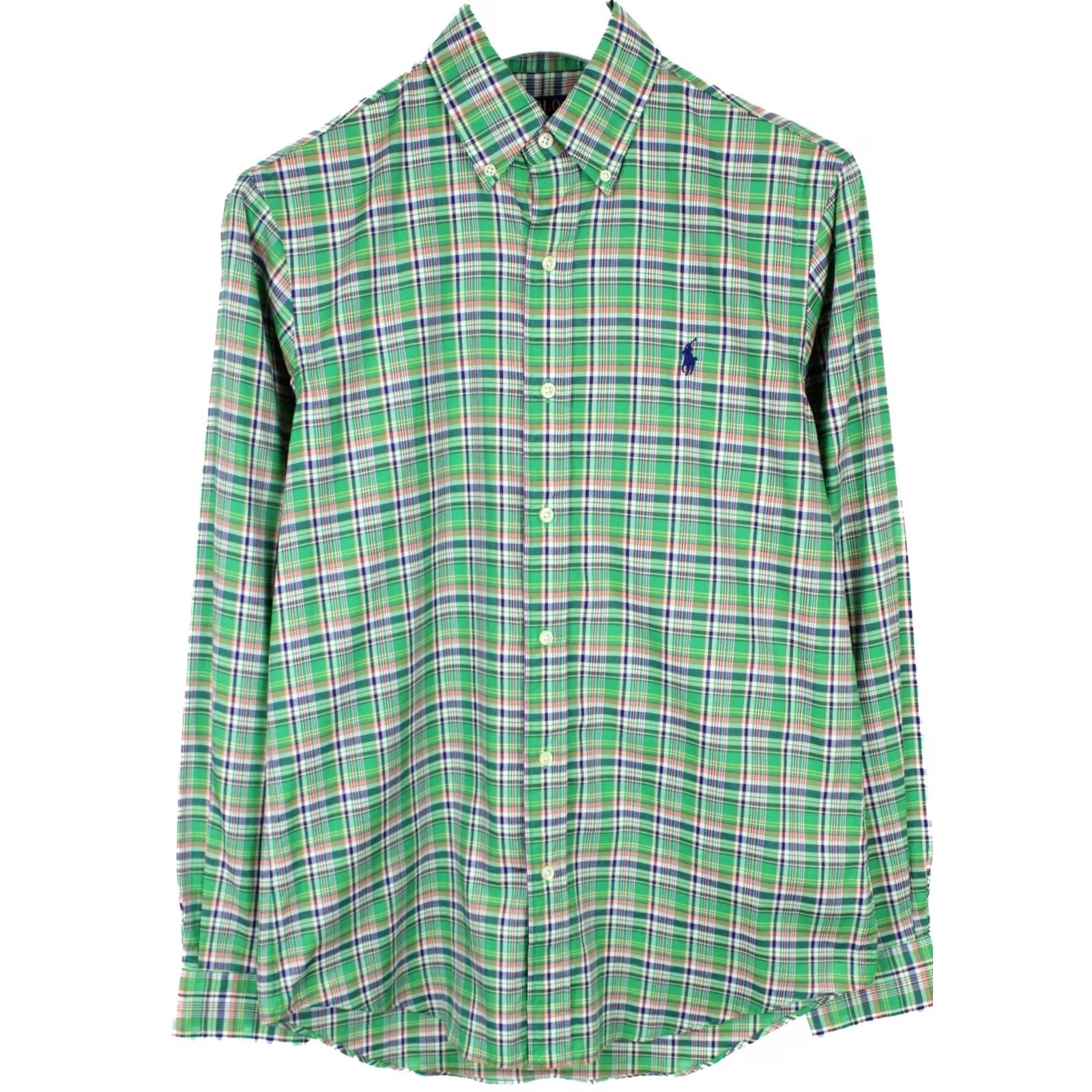 Polo Ralph Lauren Polo Ralph Lauren Shirt Men Small Patterned Button-Down Slim/Regular Fit Green Shirt Size US S / EU 44-46 / 1 - 2 Thumbnail