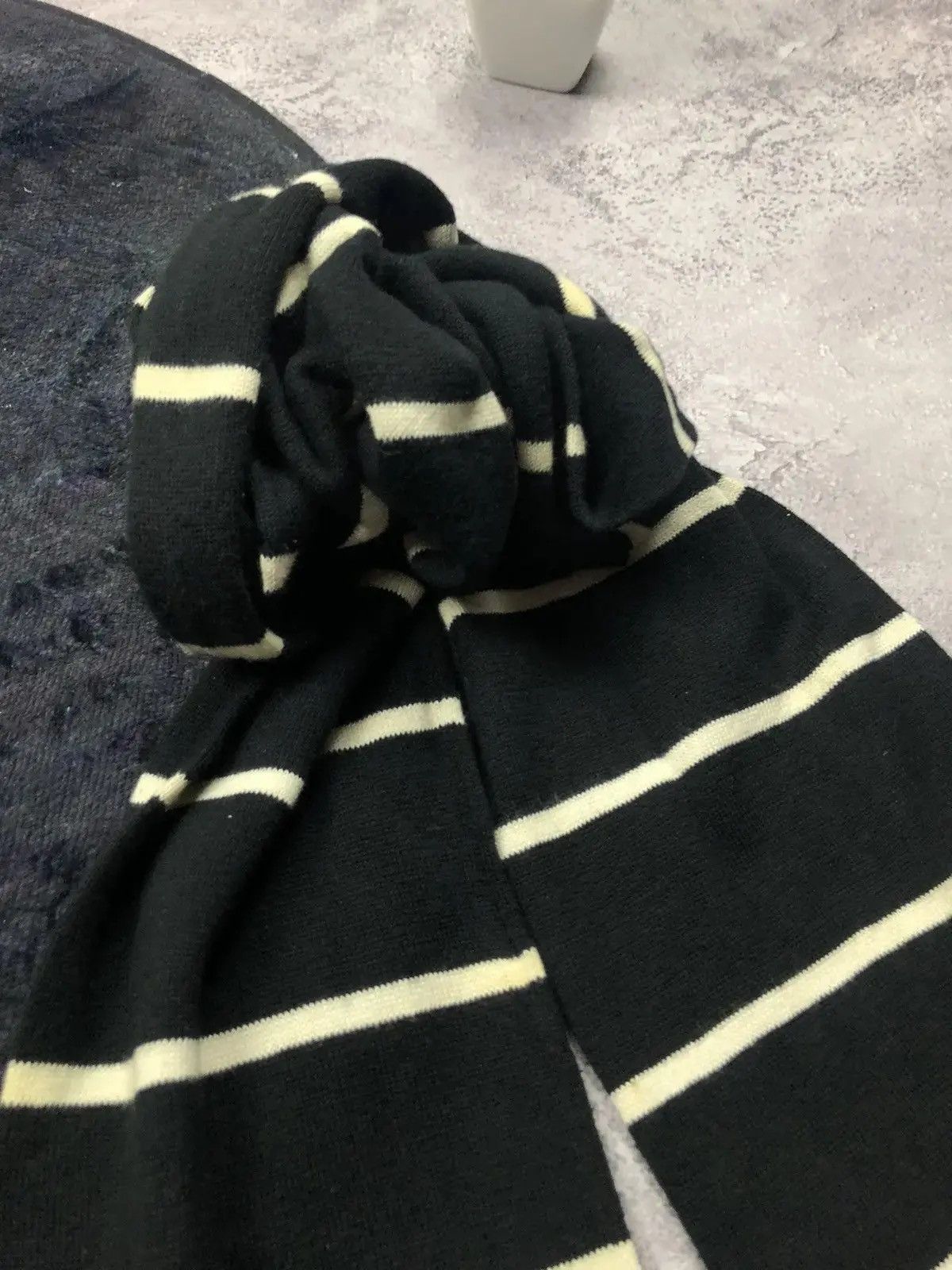 Polo Ralph Lauren POLO RALPH LAUREN Vintage Cotton Striped Scarf Streetwear Size ONE SIZE - 4 Thumbnail