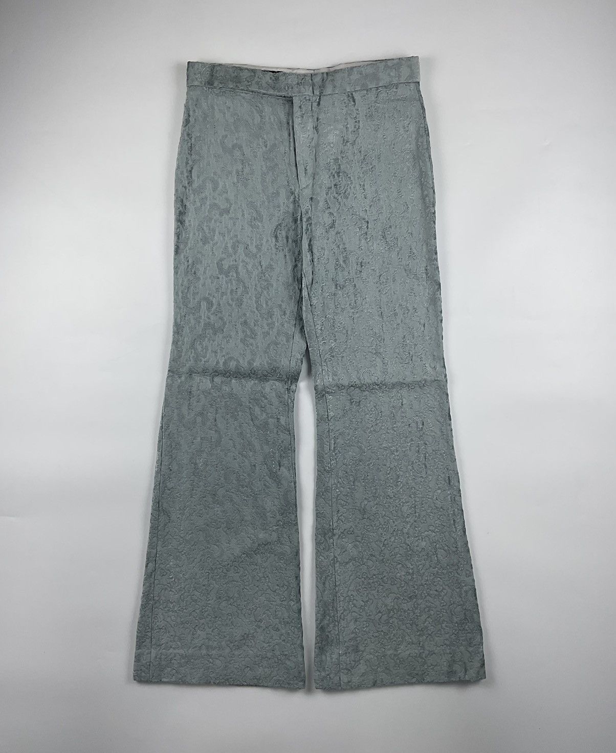 Gucci Gucci x Tom Ford S/S'00 Jacquard Flared Pants Size 27" / US 4 / IT 40 - 3 Thumbnail