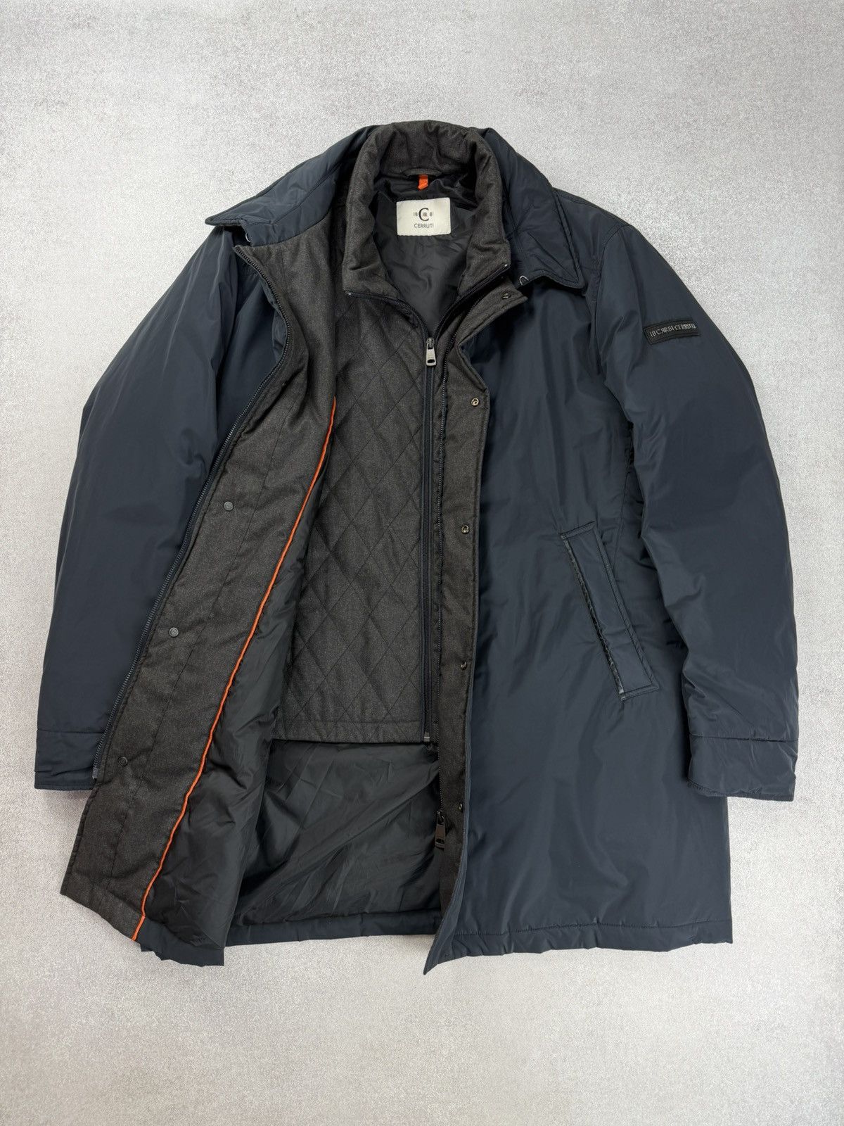 Cerruti 1881 Cerruti 1881 Men’s Nylon Jacket Navy Blue Size 58 Size US XXL / EU 58 / 5 - 1 Thumbnail