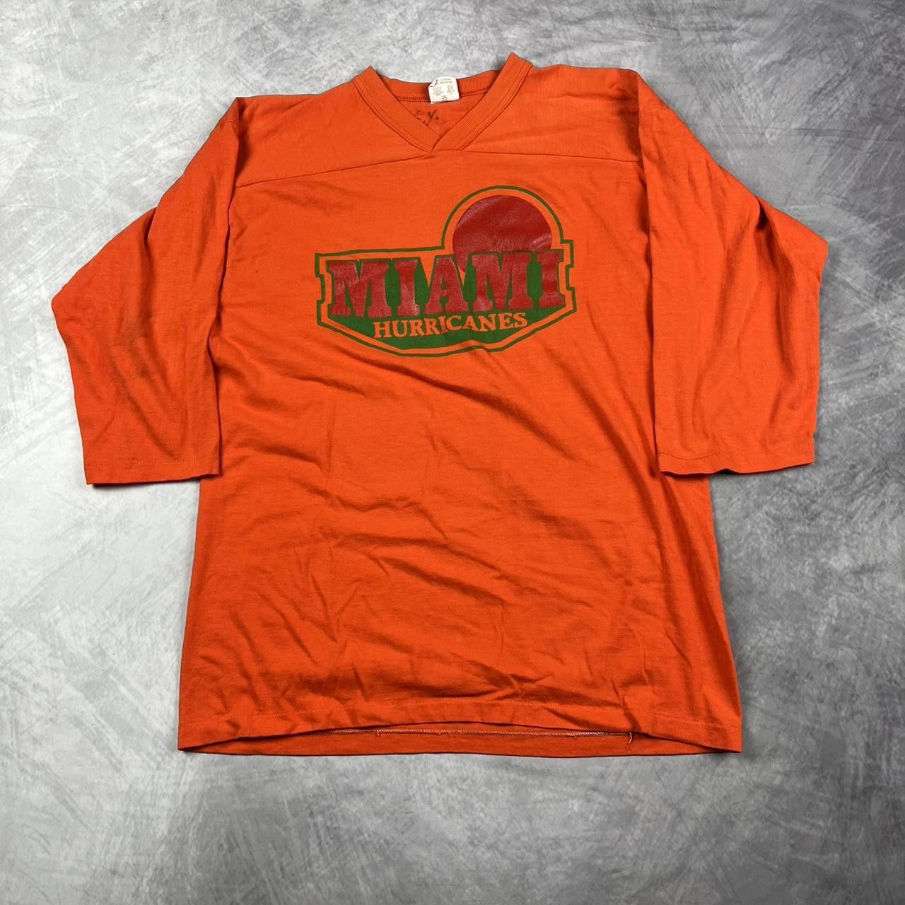 Designer Vintage 70’s Miami Hurricanes Size US M / EU 48-50 / 2 - 1 Thumbnail