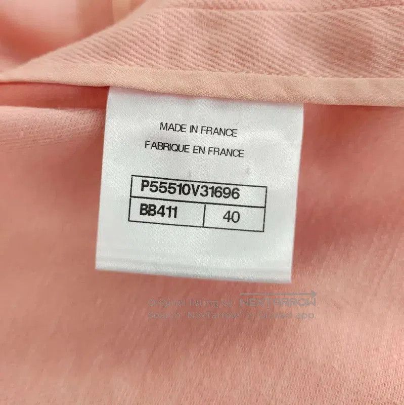 Chanel Chanel Pink Cotton Women's Jacket . Size L / US 10 / IT 46 - 4 Thumbnail