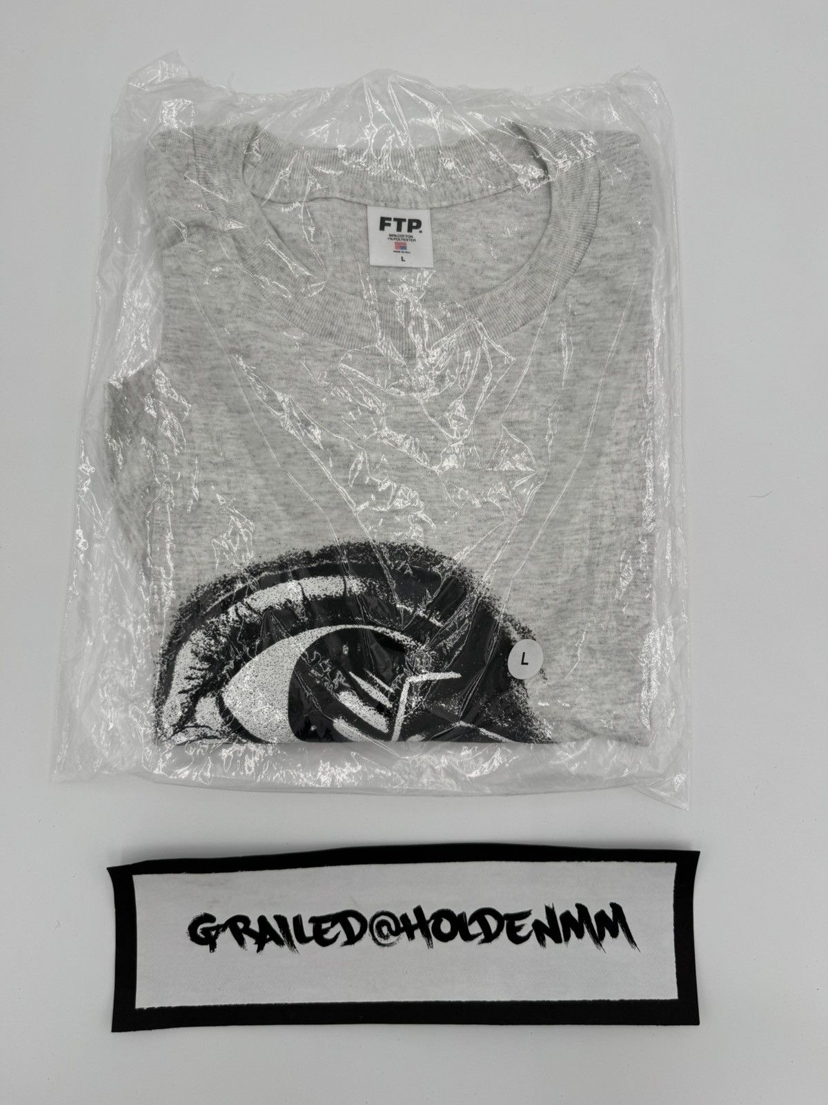 Fuck The Population FTP Pupil Tee Ash Grey Size US L / EU 52-54 / 3 - 7 Thumbnail