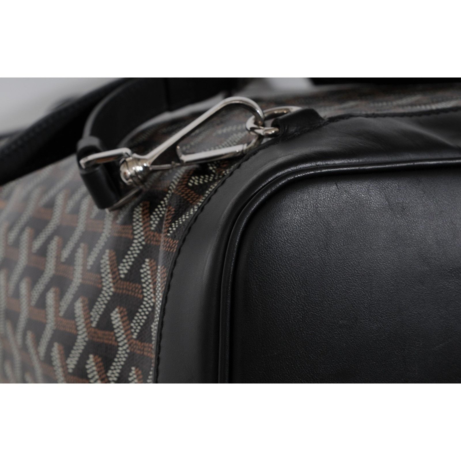 Goyard Alpin MM Backpack Black Leather Drawstring Strap Size ONE SIZE - 16 Thumbnail