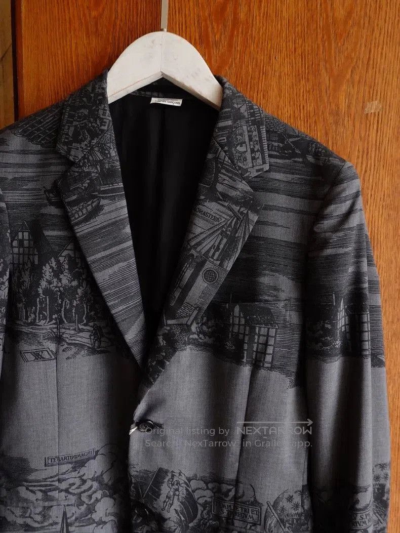 Comme des Garcons black embellished hem blazer by cdg homme plus. Size US S / EU 44-46 / 1 - 5 Thumbnail