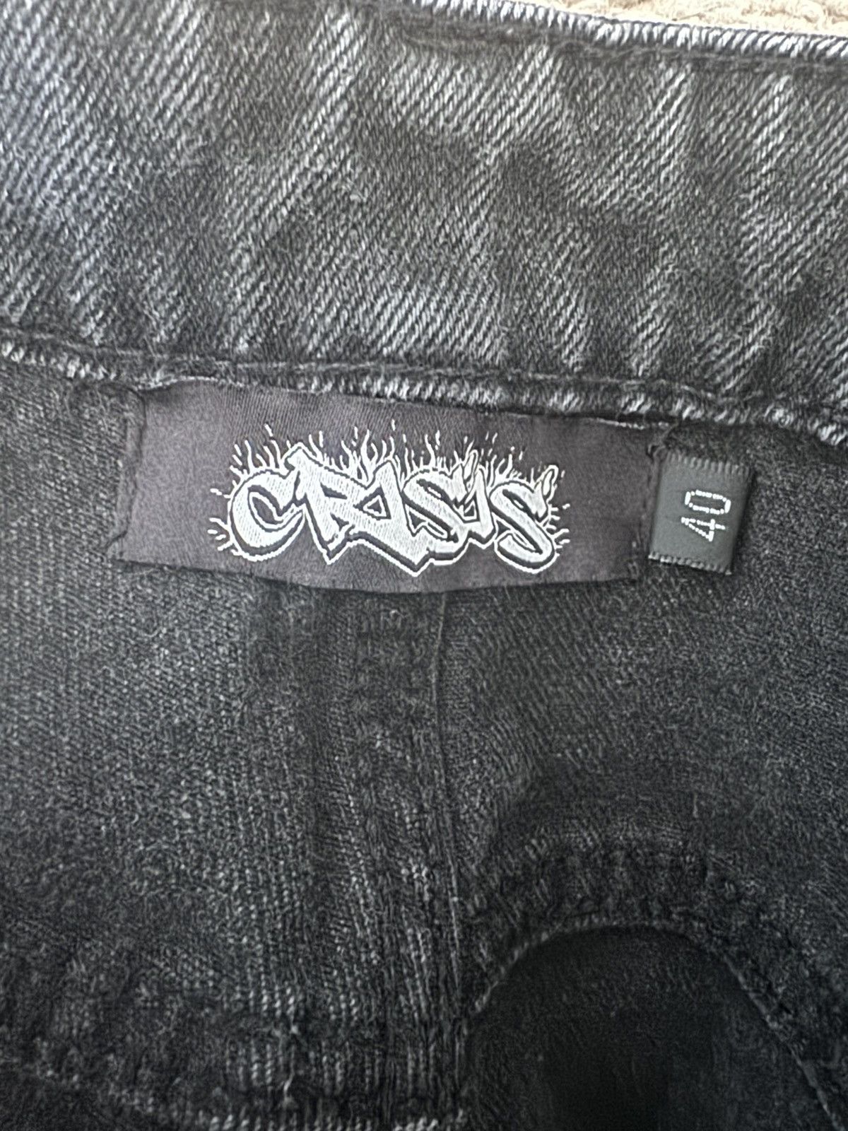 Japanese Brand black jeans with adjustable flare Size US 40 / EU 56 - 5 Thumbnail