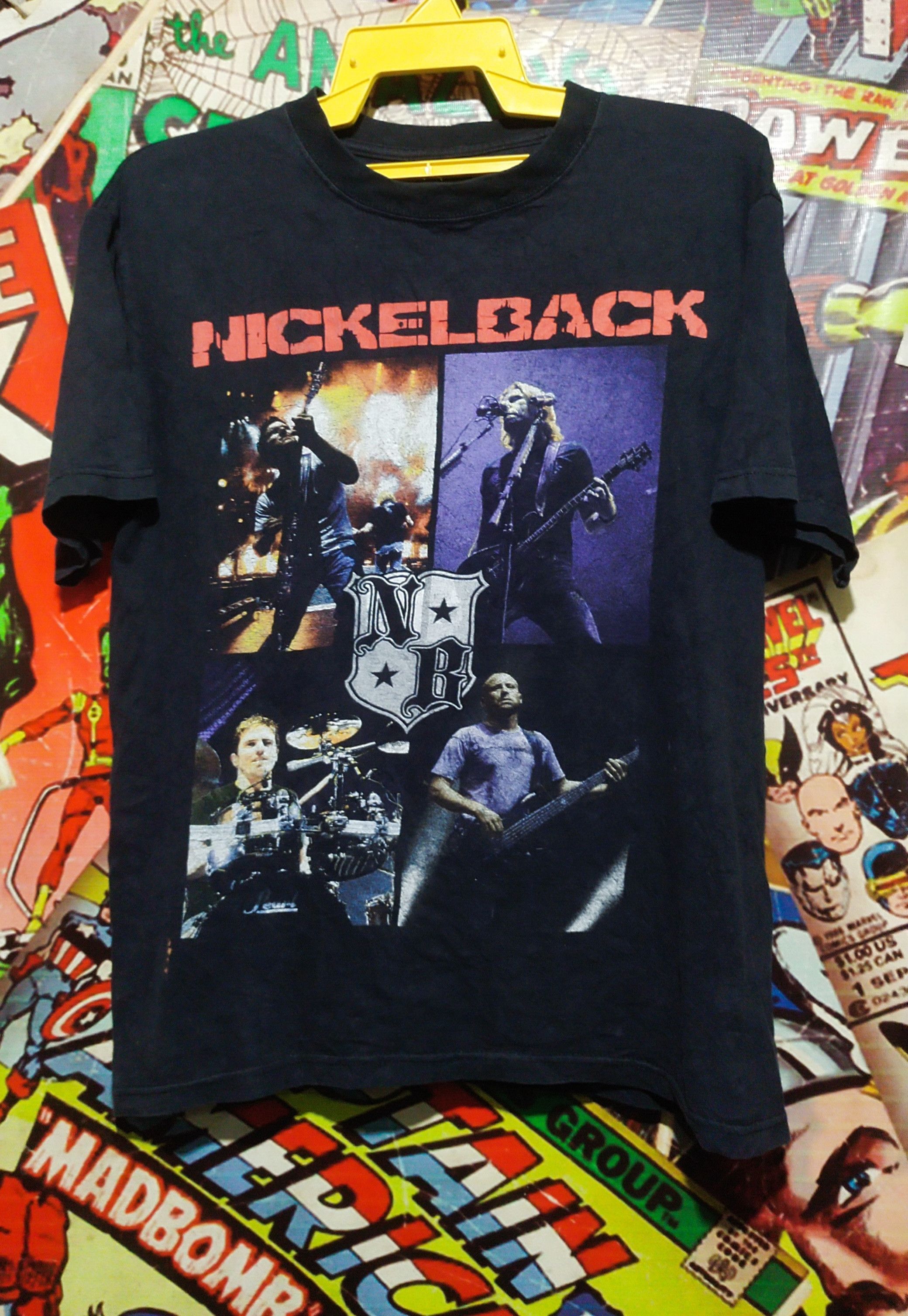 Band Tees VINTAGE X NICKELBACK BAND TEE Size US M / EU 48-50 / 2 - 9 Thumbnail