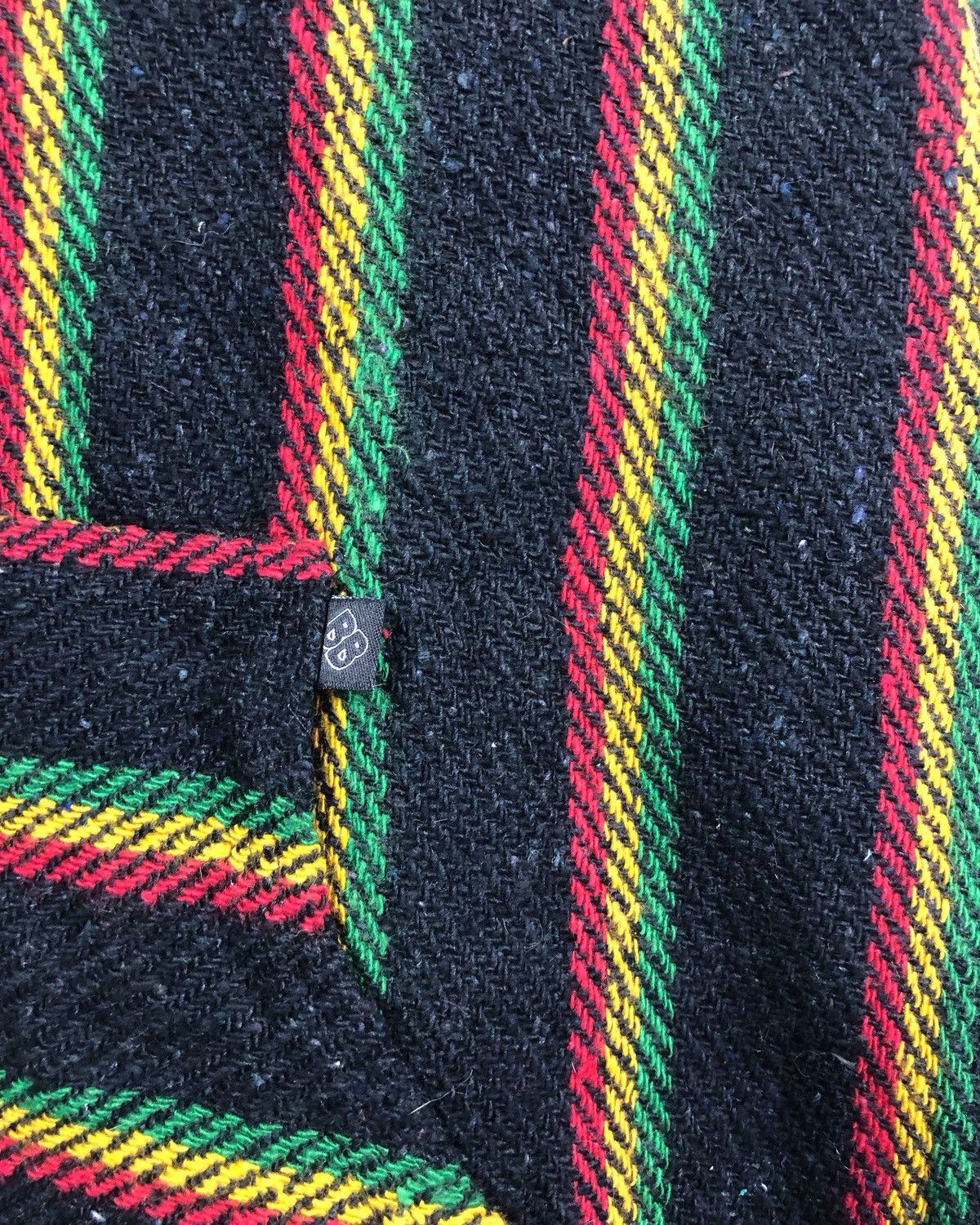 Mexican Threads Rare Vintage Baja Billy's Rasta Mexican Drug Rugs Hoodie Size US XL / EU 56 / 4 - 7 Thumbnail