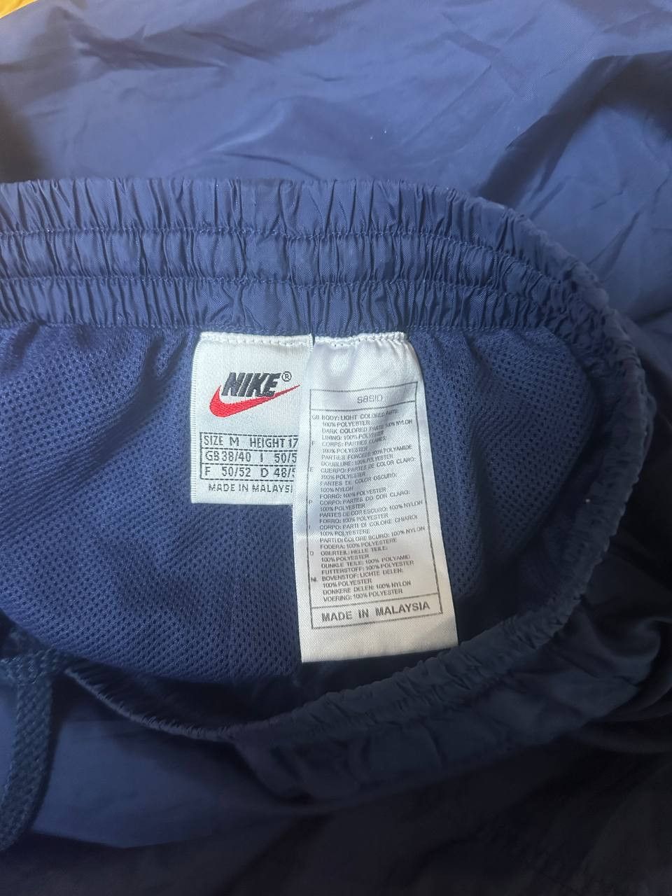 Nike × Vintage Vintage Nike Track Pants Nylon Drill Y2K Swoosh Hype Baggy Size US 32 / EU 48 - 7 Thumbnail
