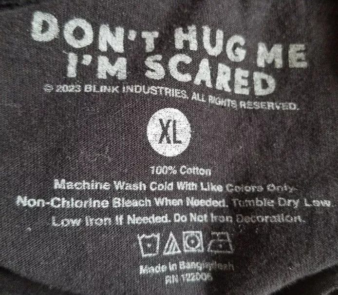 Designer × Hot Topic Don't Hug Me I'm Scared T-shirt Hot Topic Size XL Size US XL / EU 56 / 4 - 4 Thumbnail