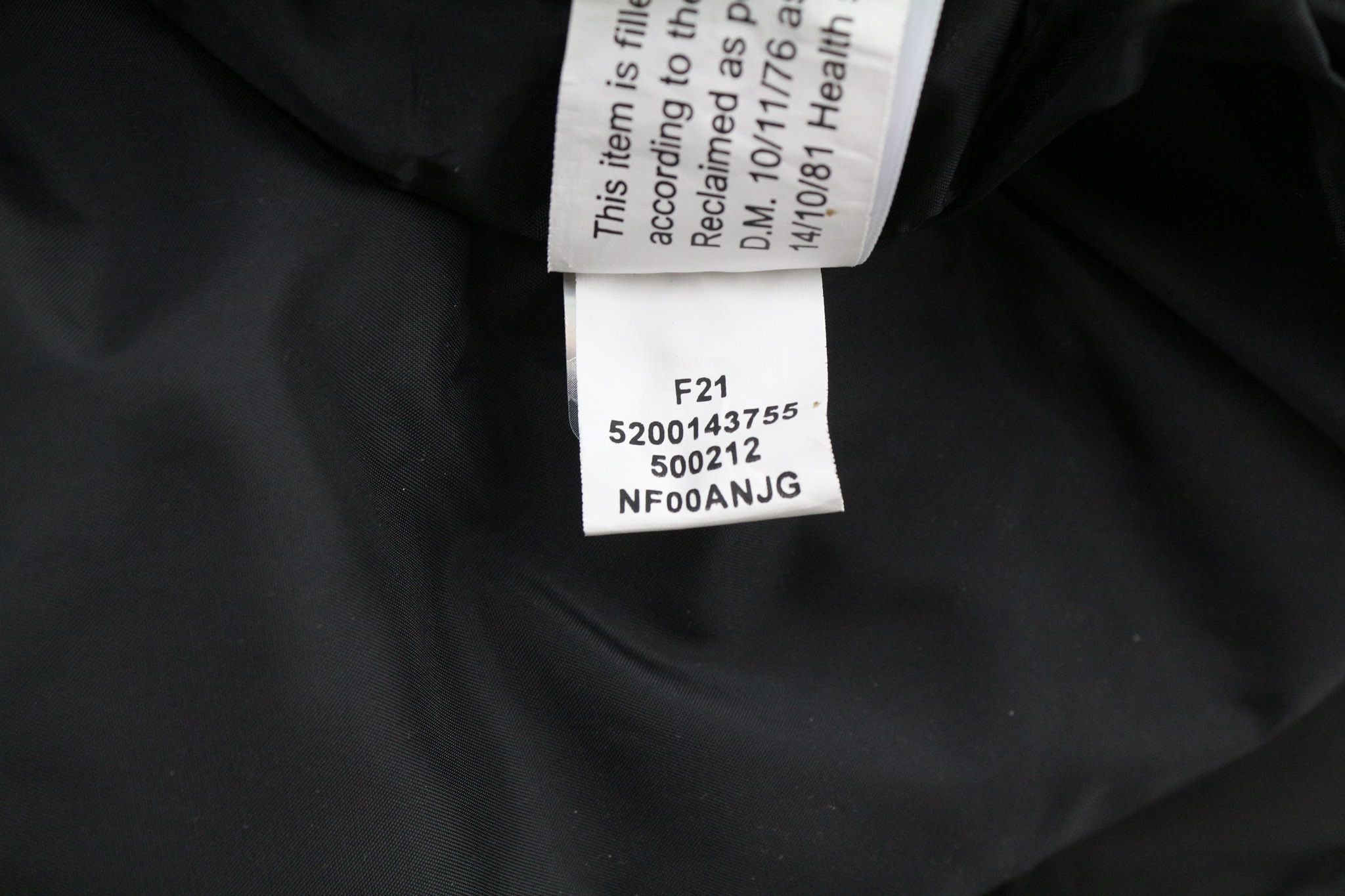 The North Face XS Zipped Pockets 700 Down Lined High Neck Jacket 79680 Size US XS / EU 42 / 0 - 12 Thumbnail