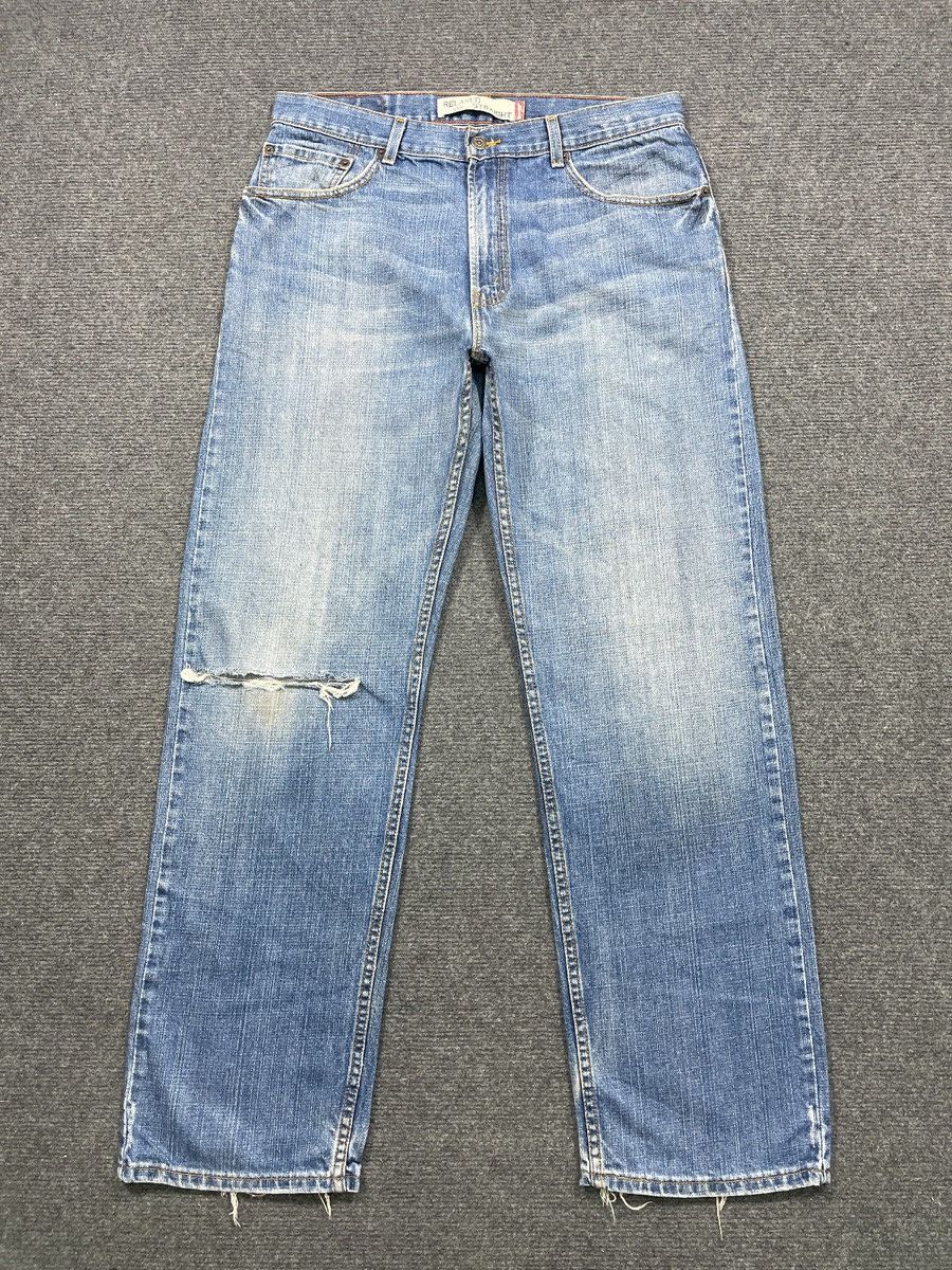 image of Levis 559 Faded Blue Jeans in Blue Denim, Men's (Size 33)