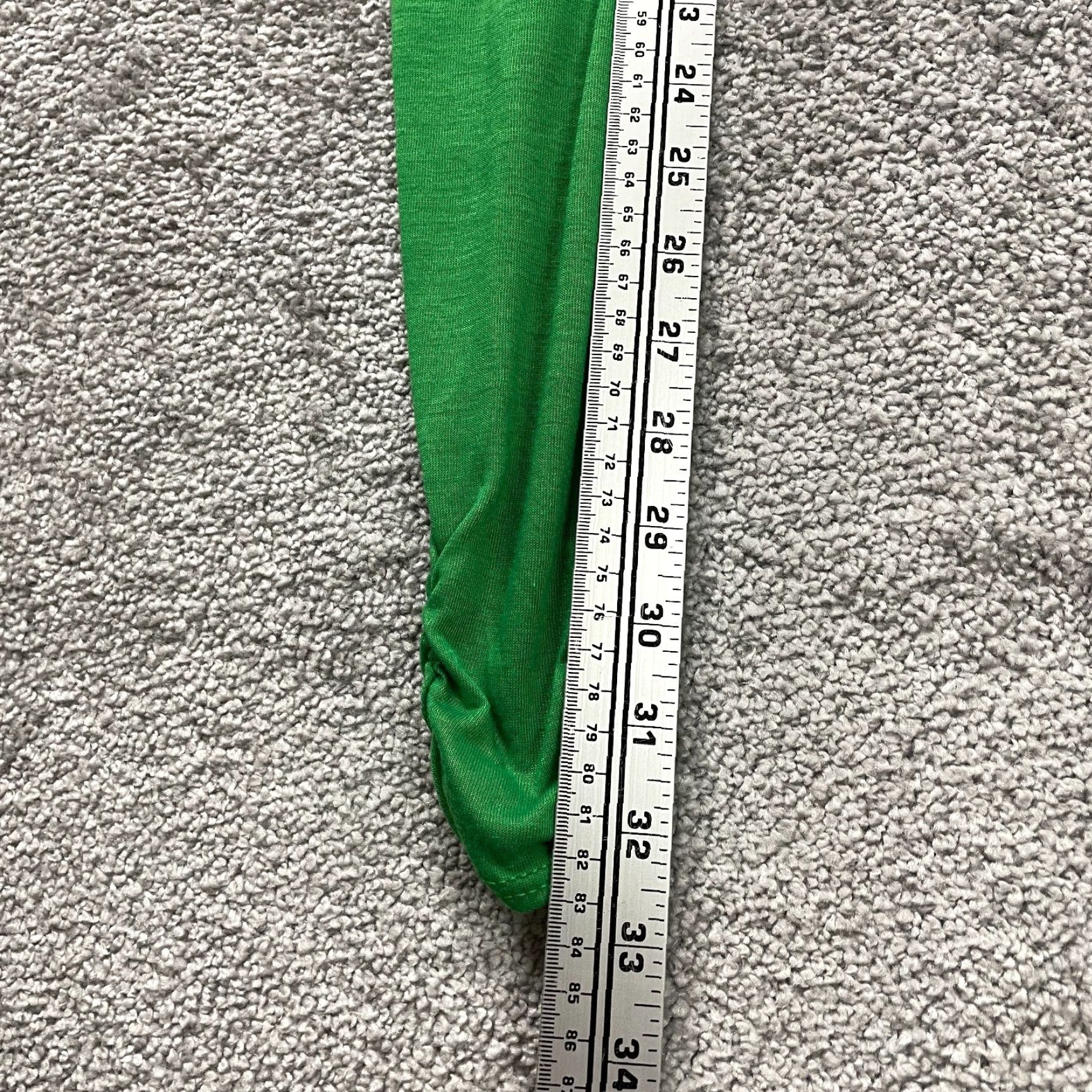 Vintage Unbranded Leggings Womens Green Compression High Rise Slim Soft Stretch 18x22 Size 40" / US 18 - 6 Thumbnail