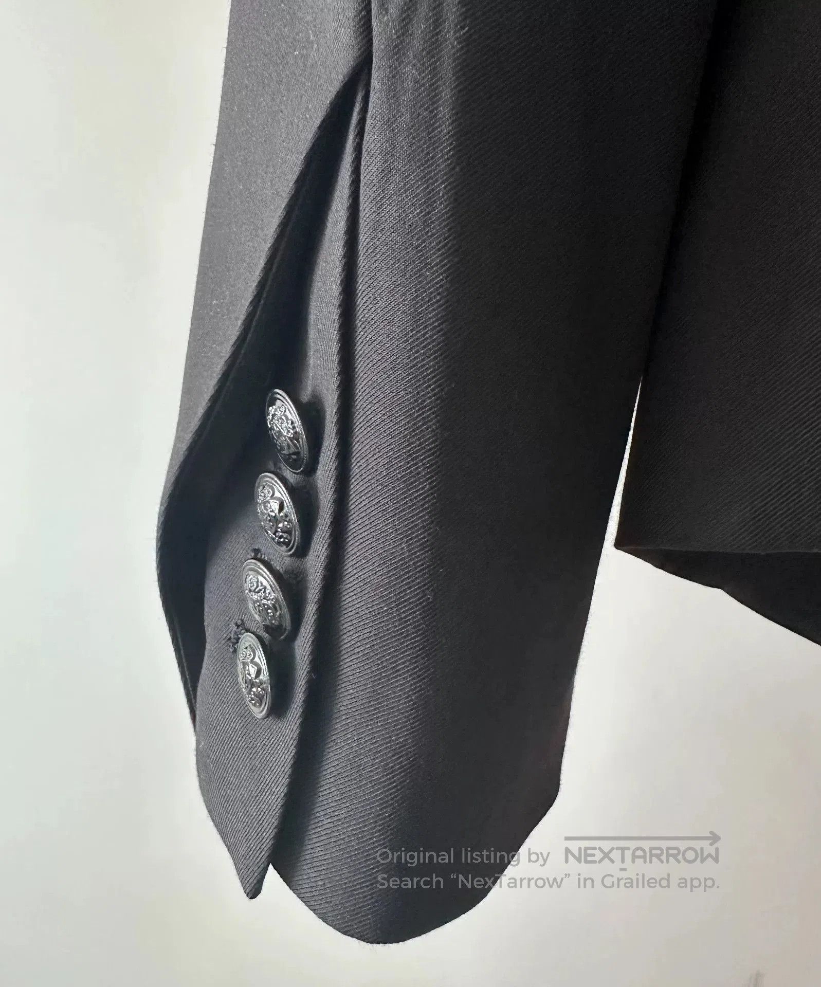 Japanese Brand Jury Black Tailored Velvet Note Jacket. Size US M / EU 48-50 / 2 - 7 Thumbnail
