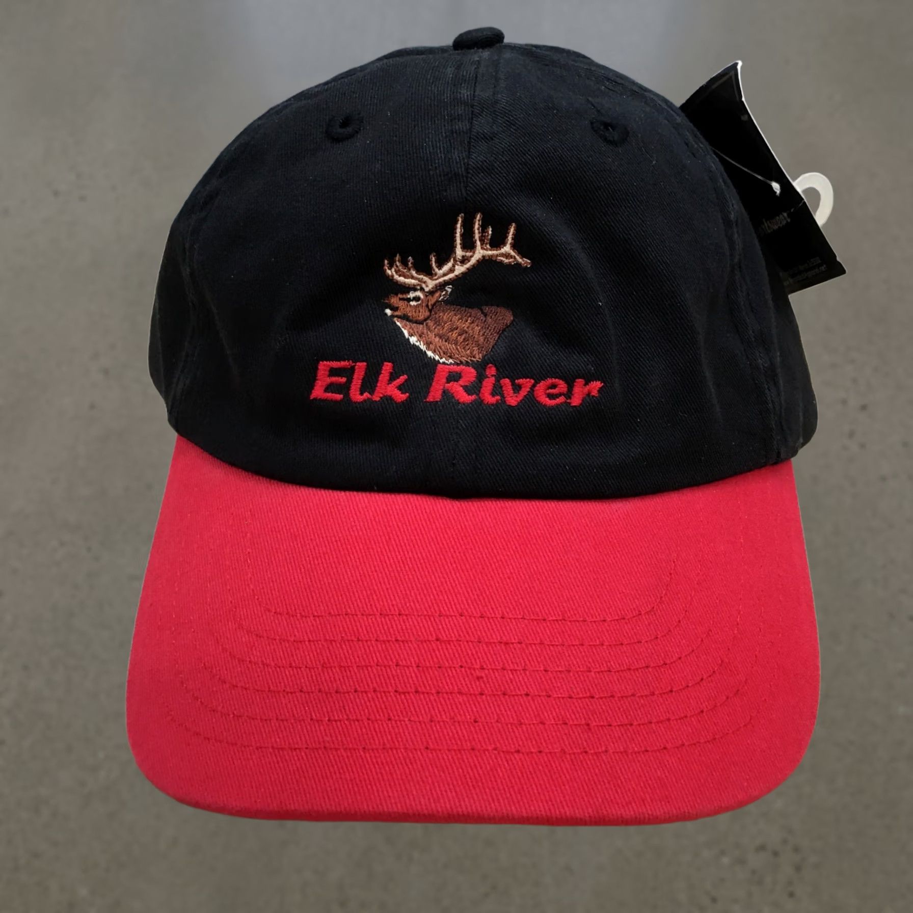 Vintage Elk River Baseball Cap Hat Mens Black One Size Curved Brim Embroidered Logo NWT Size ONE SIZE - 1 Thumbnail
