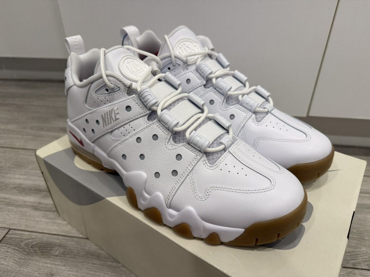 Nike × Supreme Supreme Nike SB Air Max 2 CB '94 Low White Varsity Red Sz 12 Size US 12 / EU 45 - 4 Thumbnail