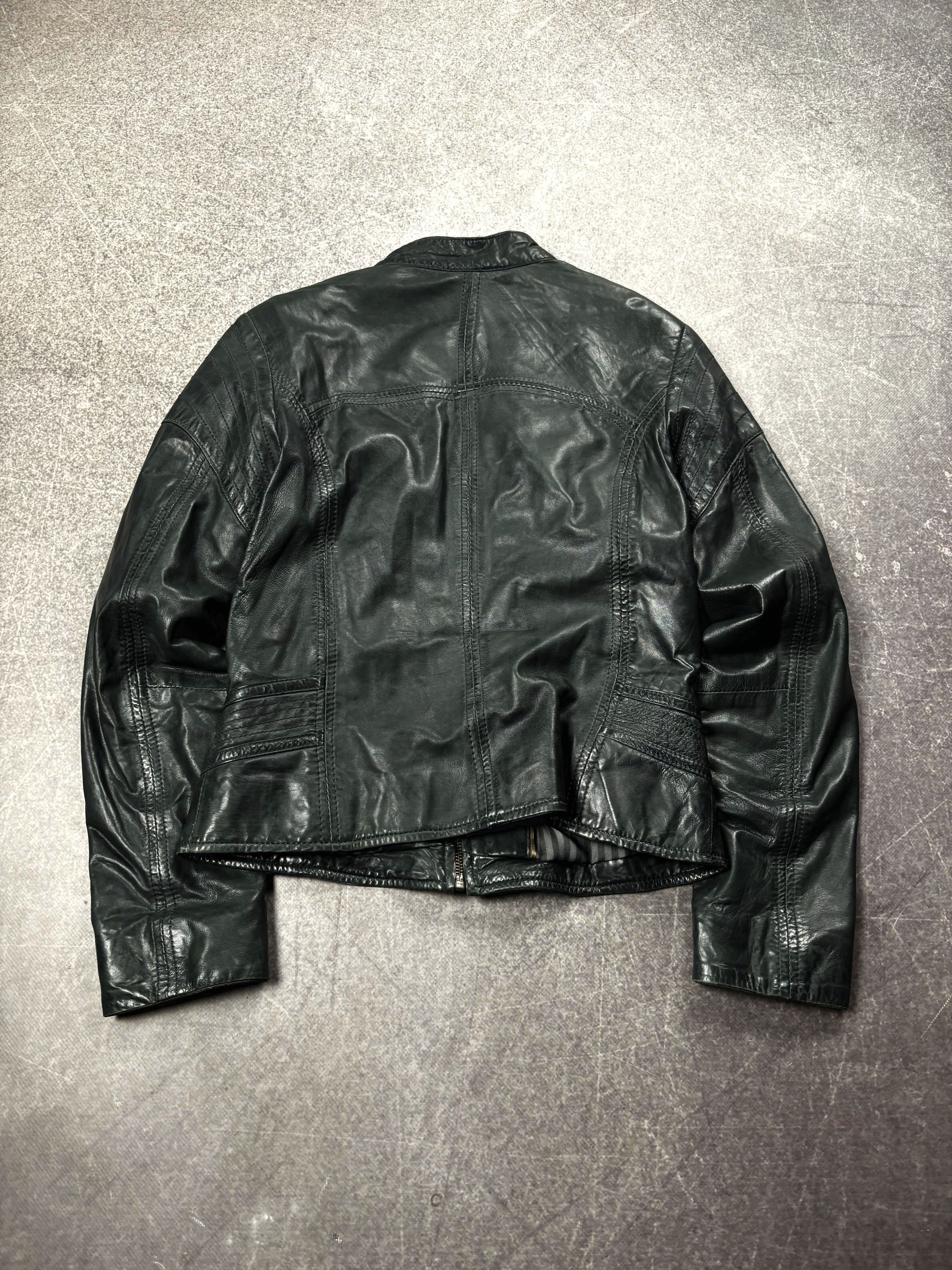 Japanese Brand Vintage Frettio Leather Biker Jacket Y2K Streetwear Size US XS / EU 42 / 0 - 5 Thumbnail