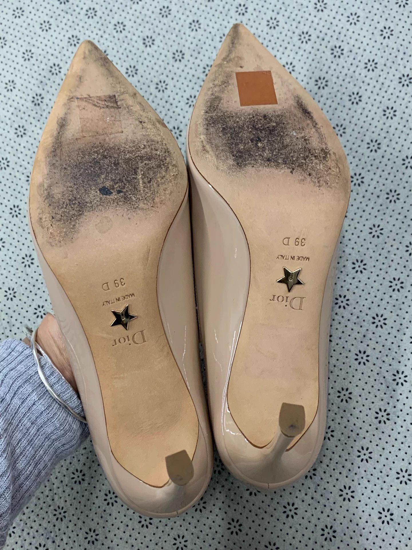 Dior Dior Nude Pink Patent Leather Heels 39 Size US 8 / IT 38 - 5 Thumbnail