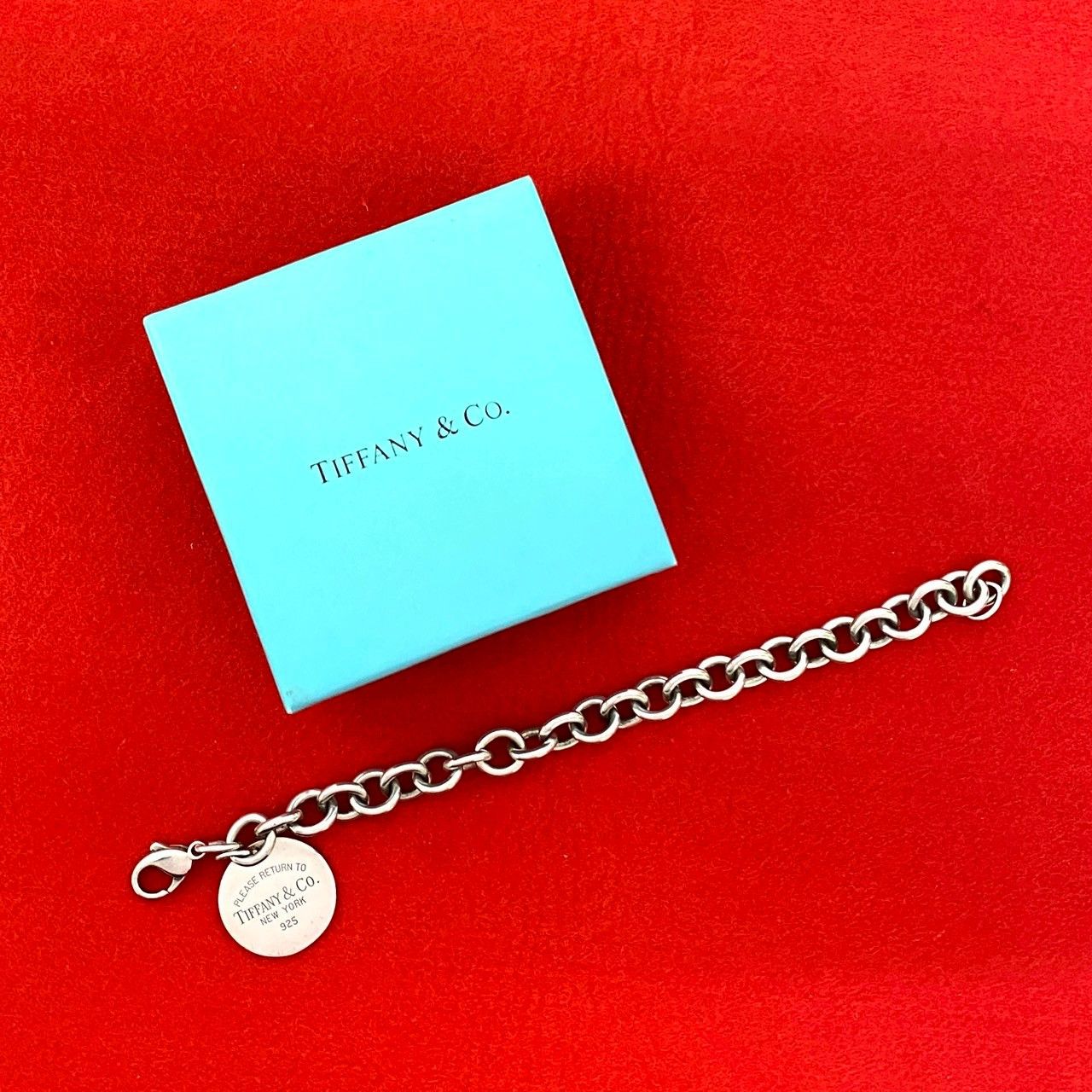 Tiffany & Co. Tiffany & Co. Return to Tiffany Silver 925 Bracelet Metal Bracelet DUTY FREE for USA