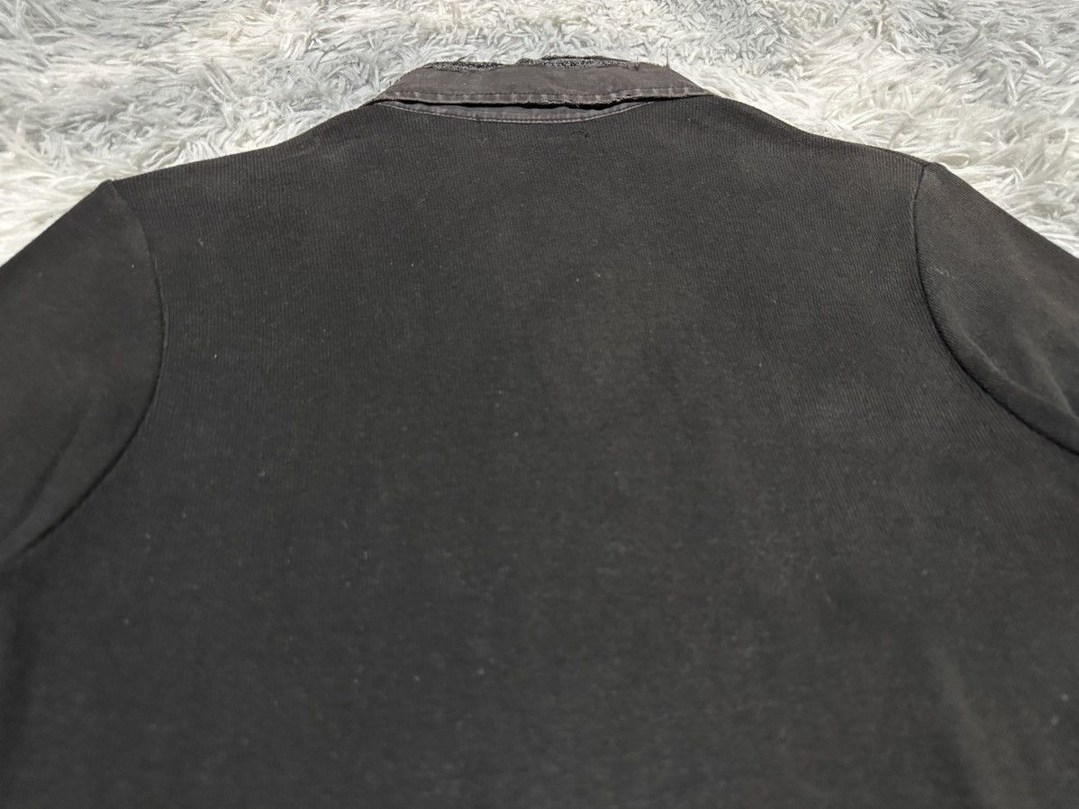 If Six Was Nine 🔥Sick Y2K Japanese Alphalle Laces Up Zip Ribbed Polo Shirt Size US M / EU 48-50 / 2 - 6 Thumbnail