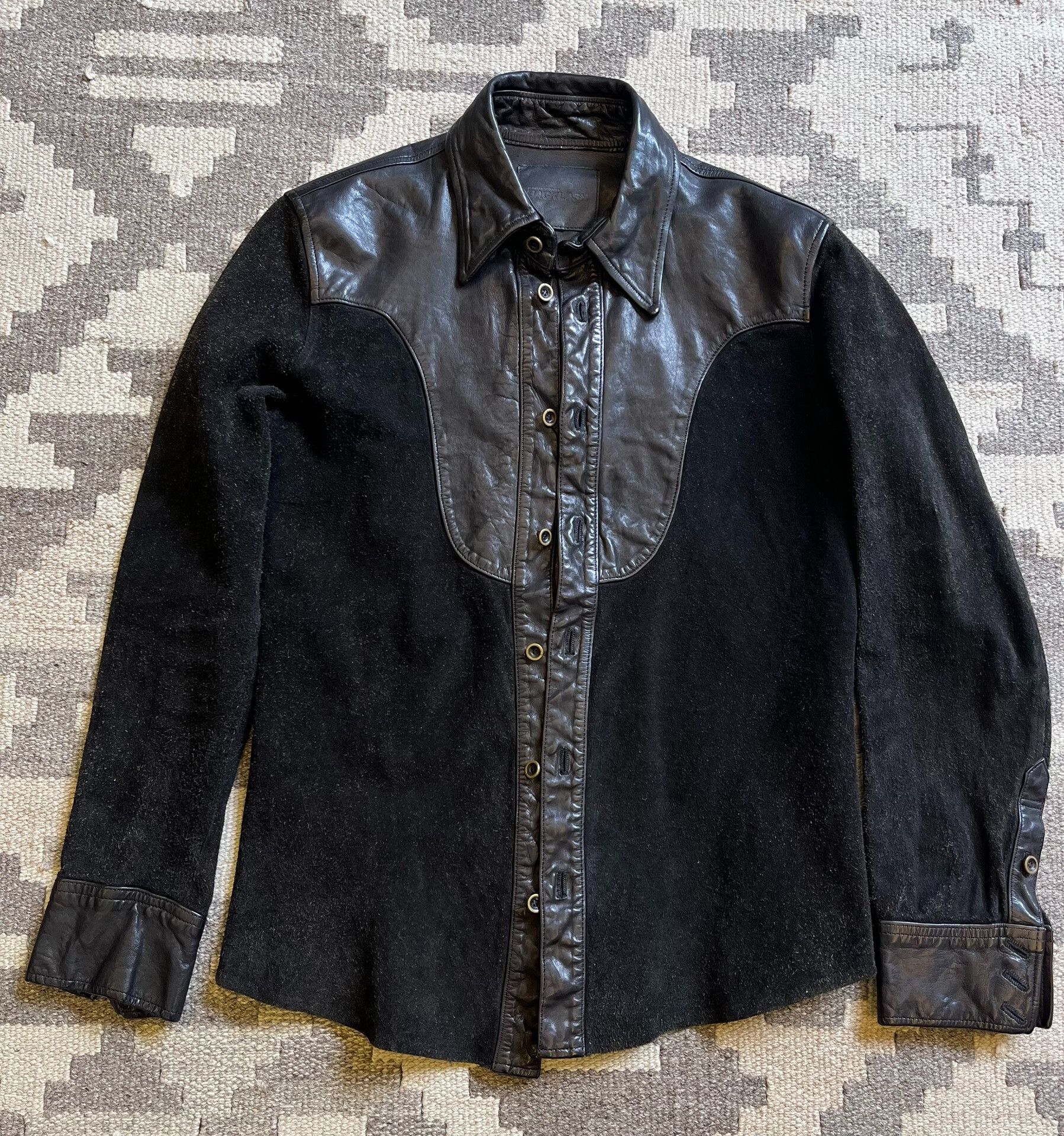 Other Backlash Western Leather Shirt Size US S / EU 44-46 / 1 - 1 Thumbnail