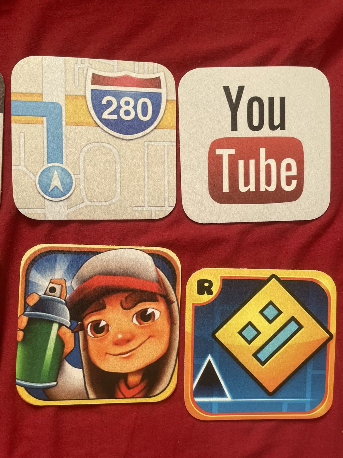Other AntMyCo Old IOS Icon Coasters Size ONE SIZE - 4 Thumbnail