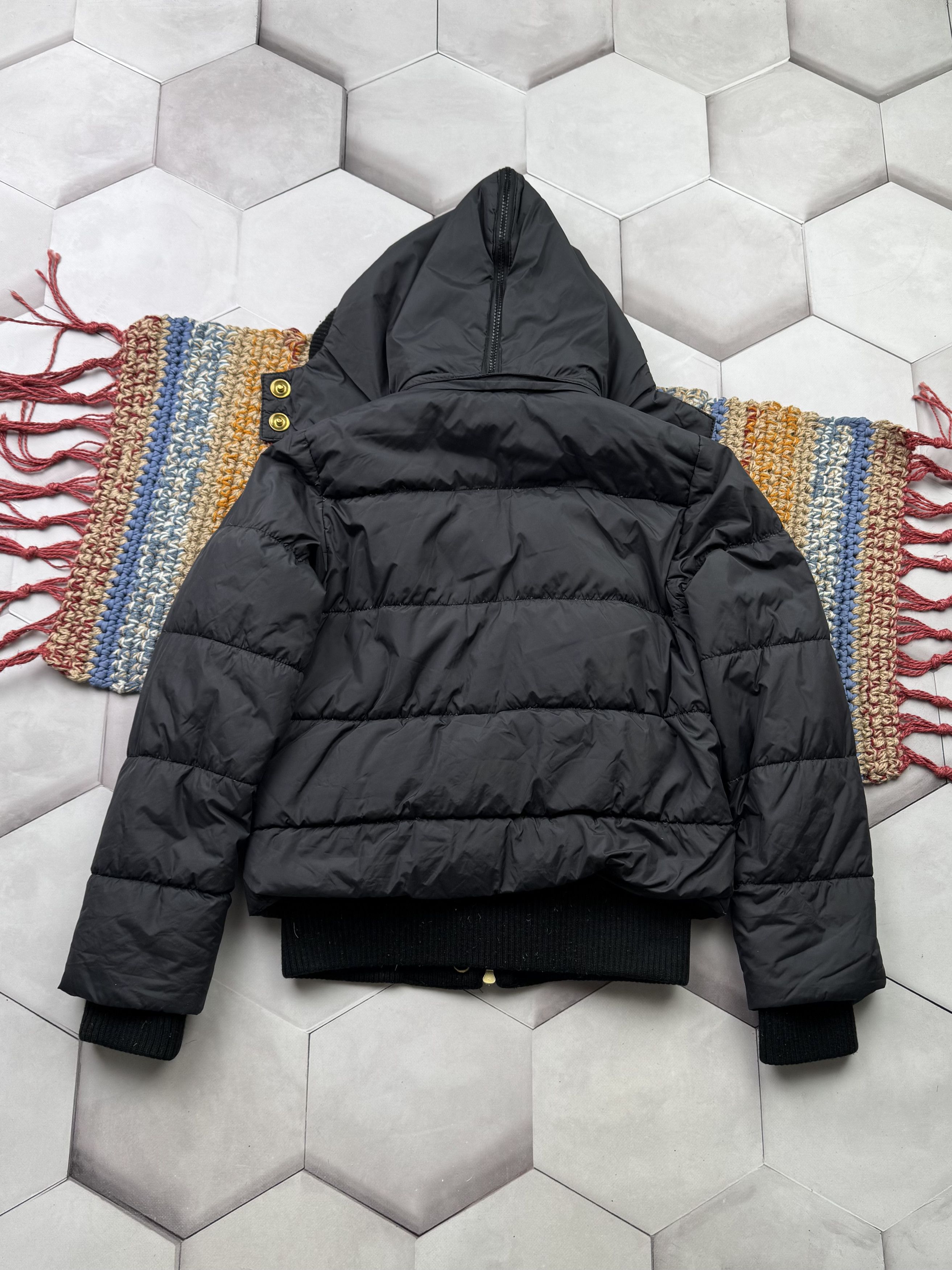 Vintage Vintage Cropped Down Puffer Jacket (G7)(ES9) Size S / US 4 / IT 40 - 7 Thumbnail