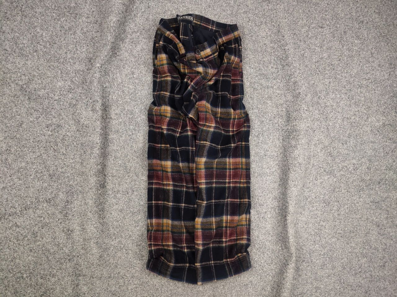 HANSEN Garments Hansen Garments Pyge Wool Blend Check Cropped Casual Pants Size US 32 / EU 48 - 1 Thumbnail