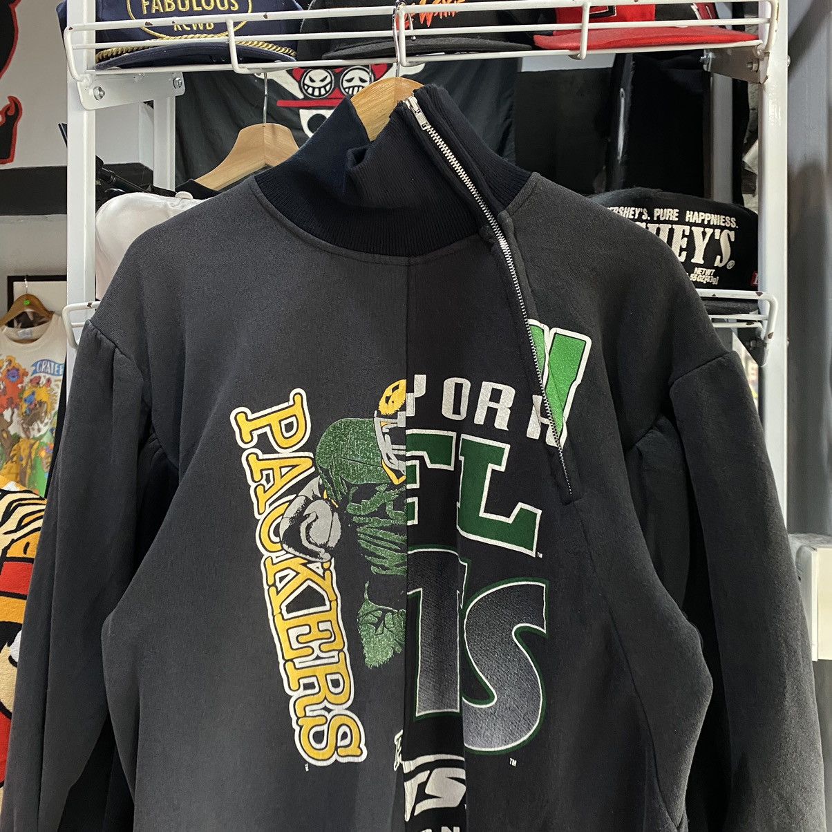 Japanese Brand × NFL × Needles 77Circa NFL TEAM Re Work 3 Part Half Zipper Sweaters Size US L / EU 52-54 / 3 - 3 Thumbnail