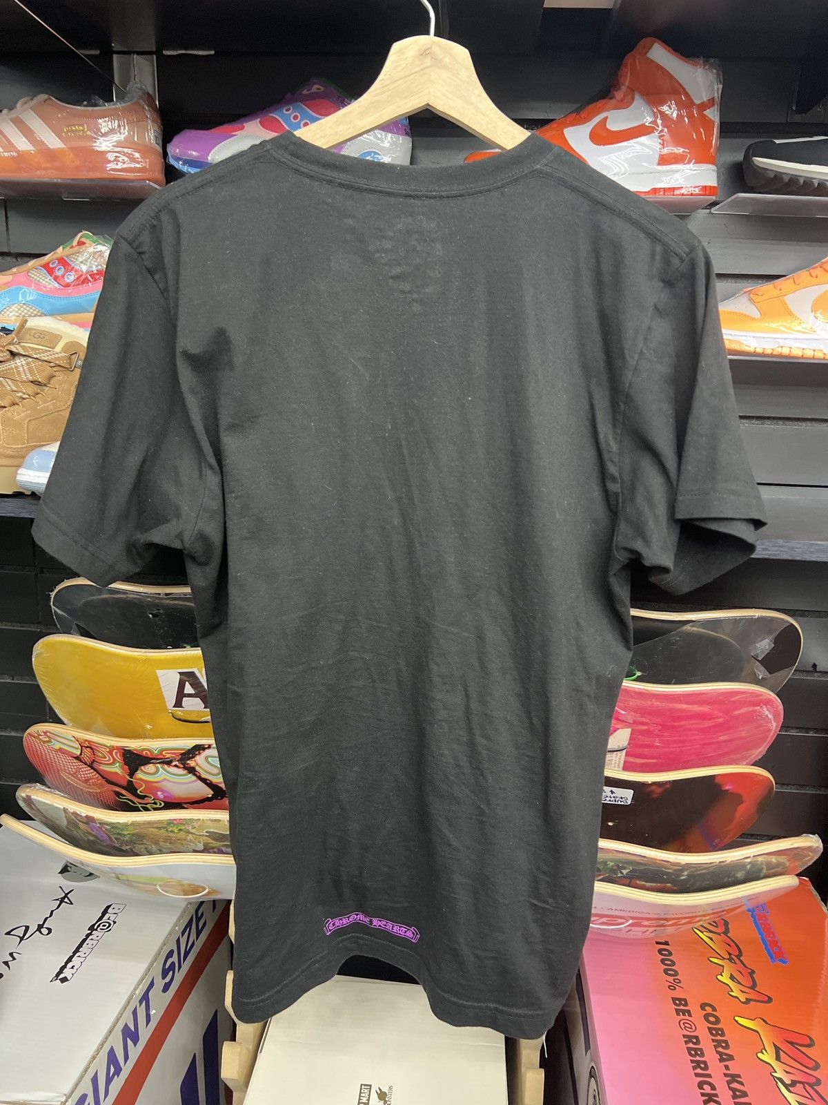 Chrome Hearts Chrome hearts purple neck logo tee Size US M / EU 48-50 / 2 - 2 Thumbnail