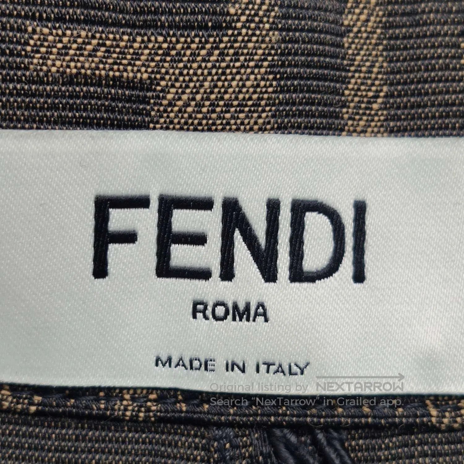Fendi Fendi Cotton Double F Buttoned Midi Skirt Size 40. Size 39" - 1 Thumbnail