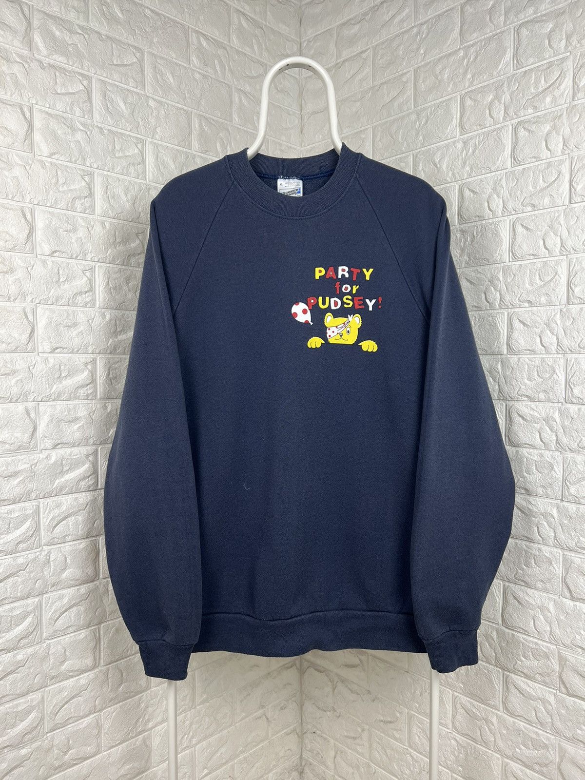 Cartoon Network × Vintage Vintage Party For Pudsey BBC Cartoon Crewneck 90s Size US XL / EU 56 / 4 - 1 Thumbnail