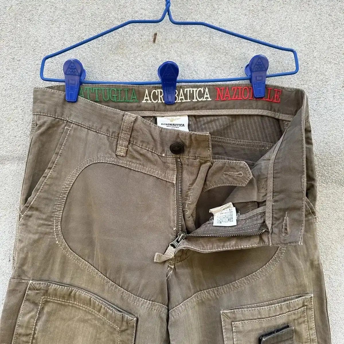 Aeronautica Militare 💥 STEALS 💥 AERONAUTICA MILITARE TROUSERS MULTIPOCKET CARGO Size US 32 / EU 48 - 8 Thumbnail
