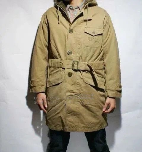 RRL Ralph Lauren 1940s Military Deck Coat Jacket Parka. Size US M / EU 48-50 / 2 - 3 Thumbnail