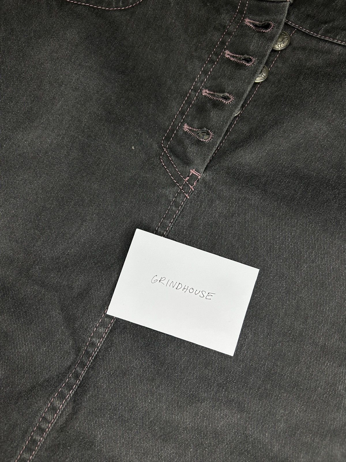 Dior S/S 03 Dior by Galliano Denim Skirt Size 26" / US 2 / IT 38 - 11 Thumbnail