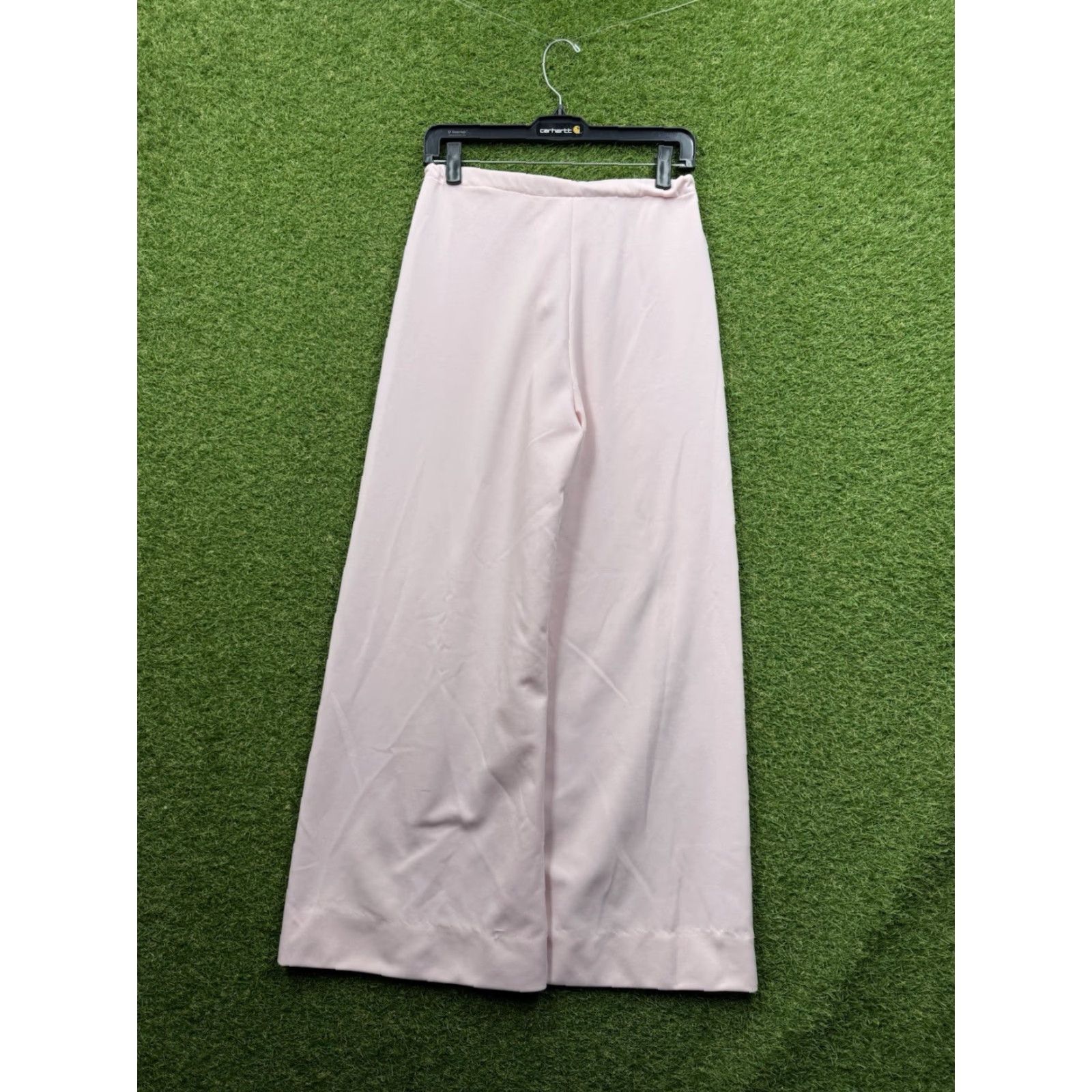 Levi's VINTAGE Levi's Bell Bottom Pants Womens 4 Wide Leg High Rise Pink 1970s Inseam 28 USA Made Womens Size 27" / US 4 / IT 40 - 2 Thumbnail