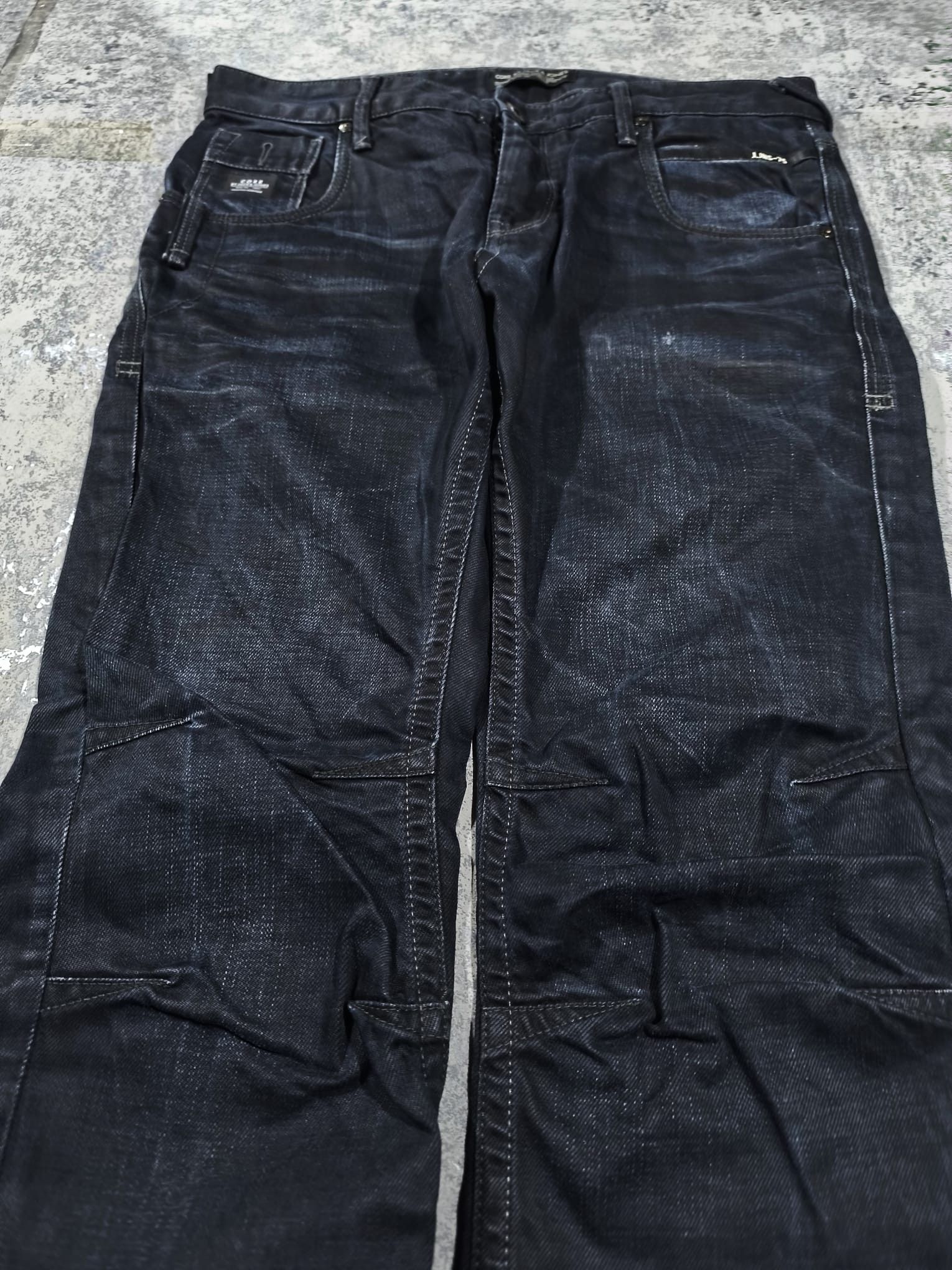 Hysteric Glamour vtg jack hedi slimane type biker denim shadowfaded Size US 33 - 2 Thumbnail