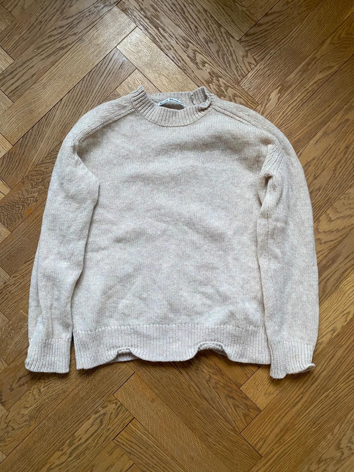 Acne Studios Acne Studios - Wool Melange Crinkled Hem Knit (S) Size US S / EU 44-46 / 1 - 1 Thumbnail