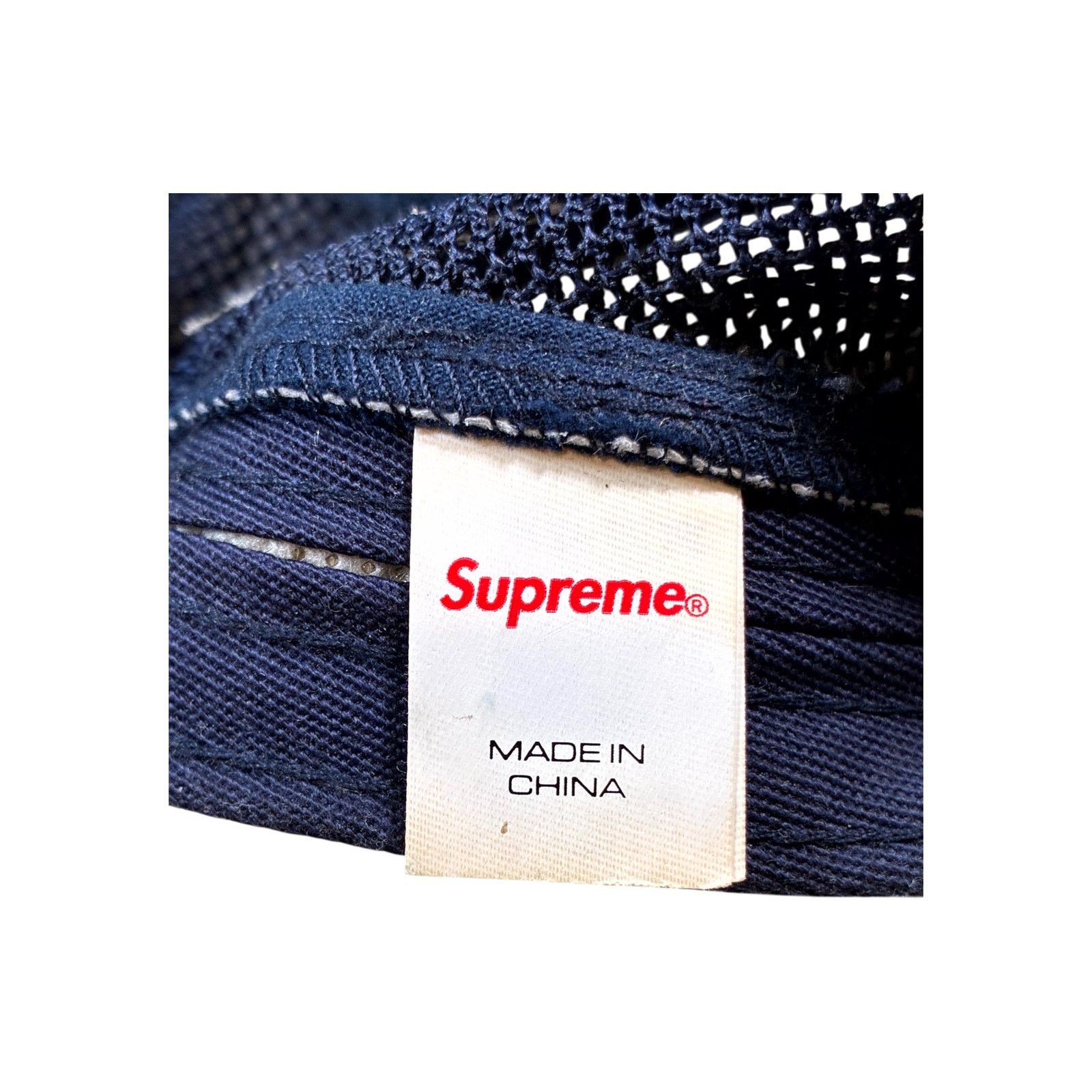 Supreme Supreme Knit See Through Navy Cap Size ONE SIZE - 3 Thumbnail