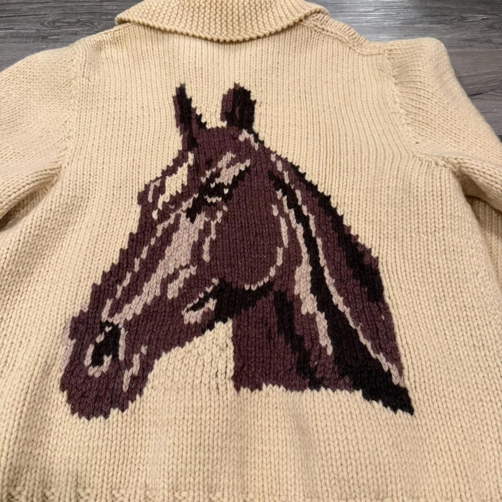 Other vintage horse head pattern colt cowichan sweatshirt 70s L Size US L / EU 52-54 / 3 - 4 Thumbnail