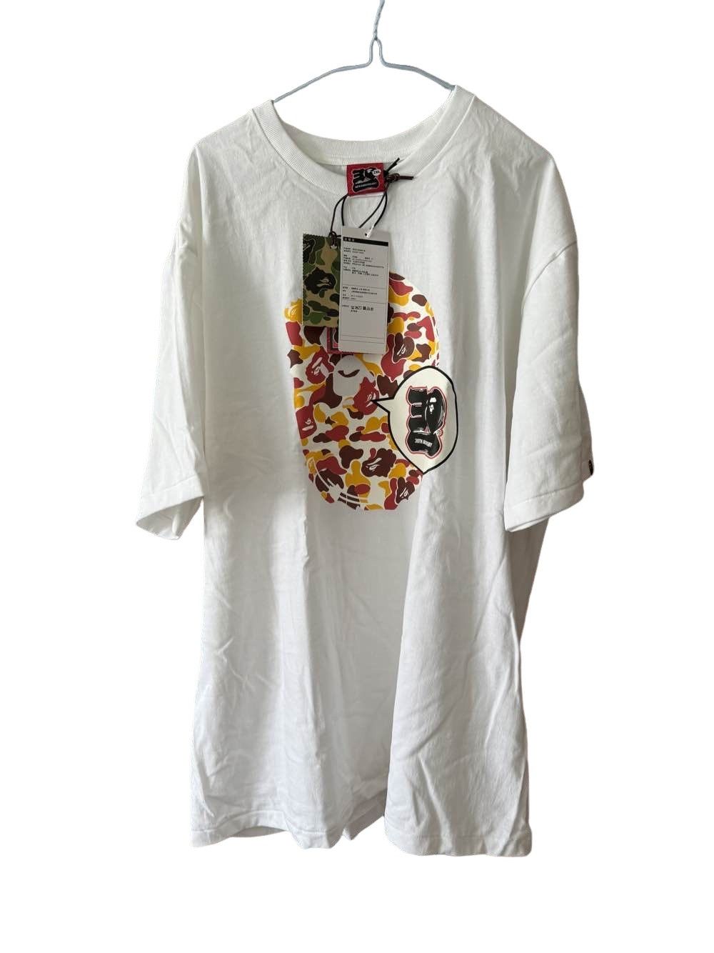 Bape × Stussy A Bathing Ape x Stussy 30th Anniversary T-shirt