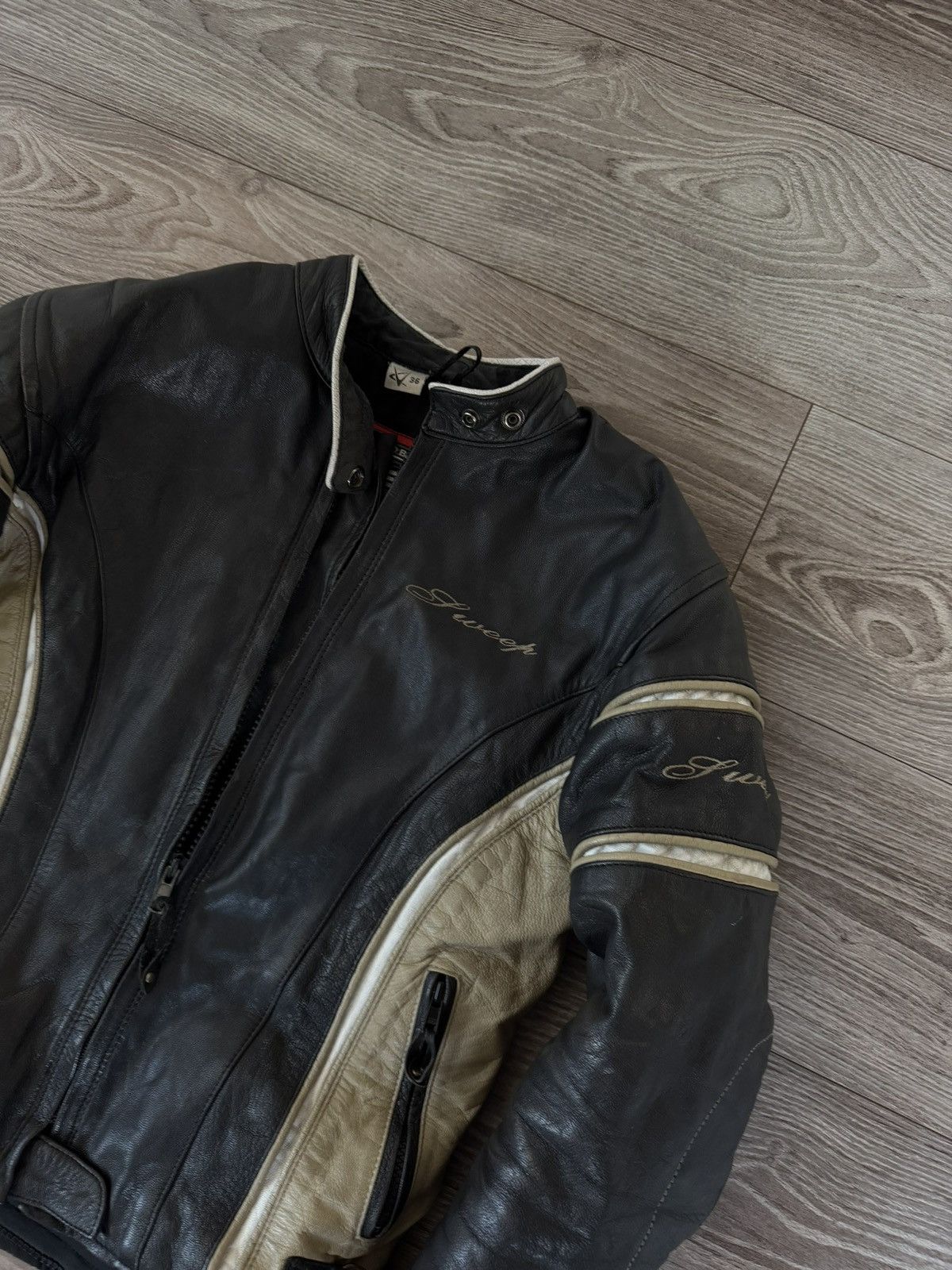 Other 100% Leather Sweep Euro Bike Motorsport Ykk Jacket Size S / US 4 / IT 40 - 6 Thumbnail