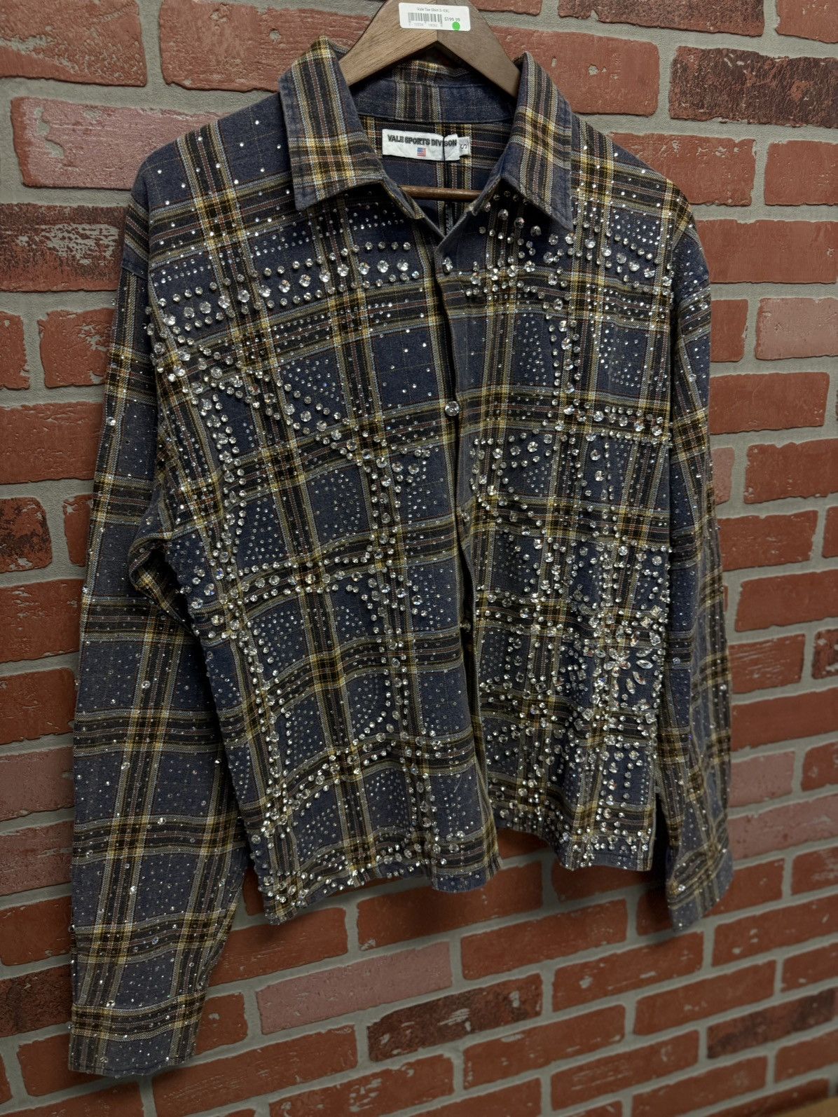 Vale Valley Crystal Flannel Long Sleeve Stones Size S (NEW) 💎 Size US S / EU 44-46 / 1 - 2 Thumbnail