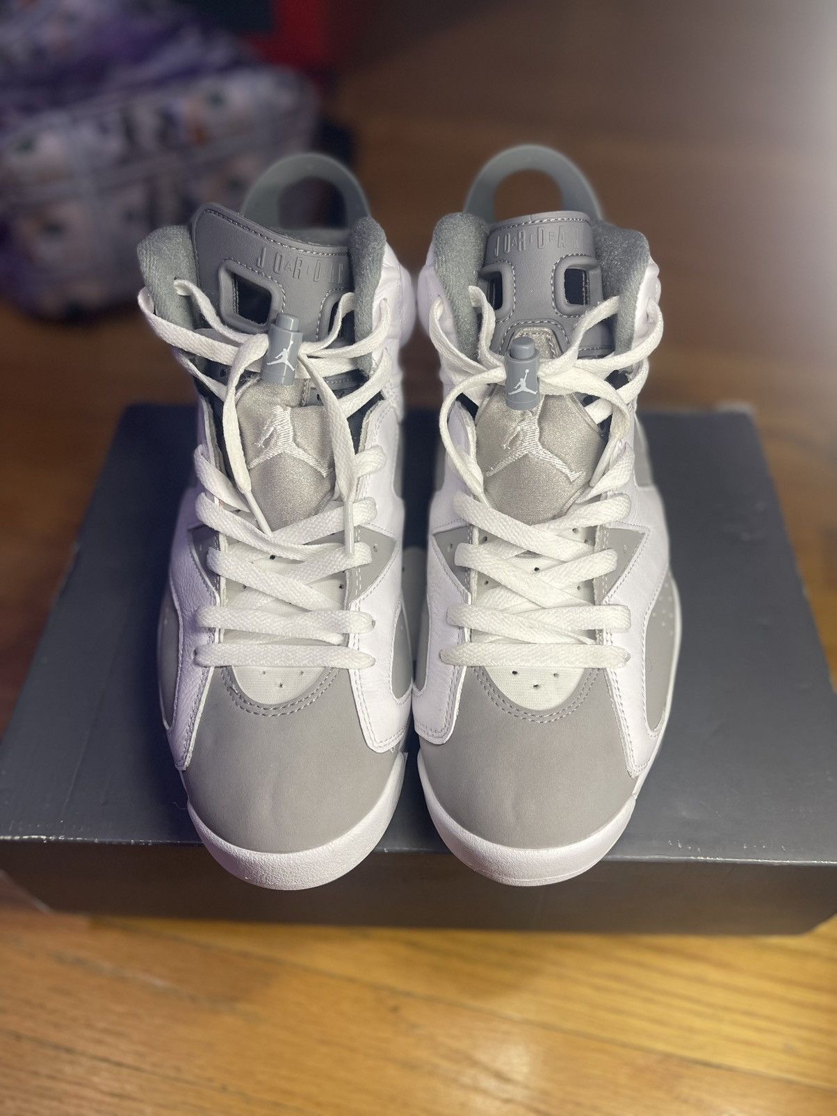 Jordan Brand Authentic Nike Air Jordan 6 Retro “Cool Grey” in size 9 Size US 9 / EU 42 - 1 Thumbnail