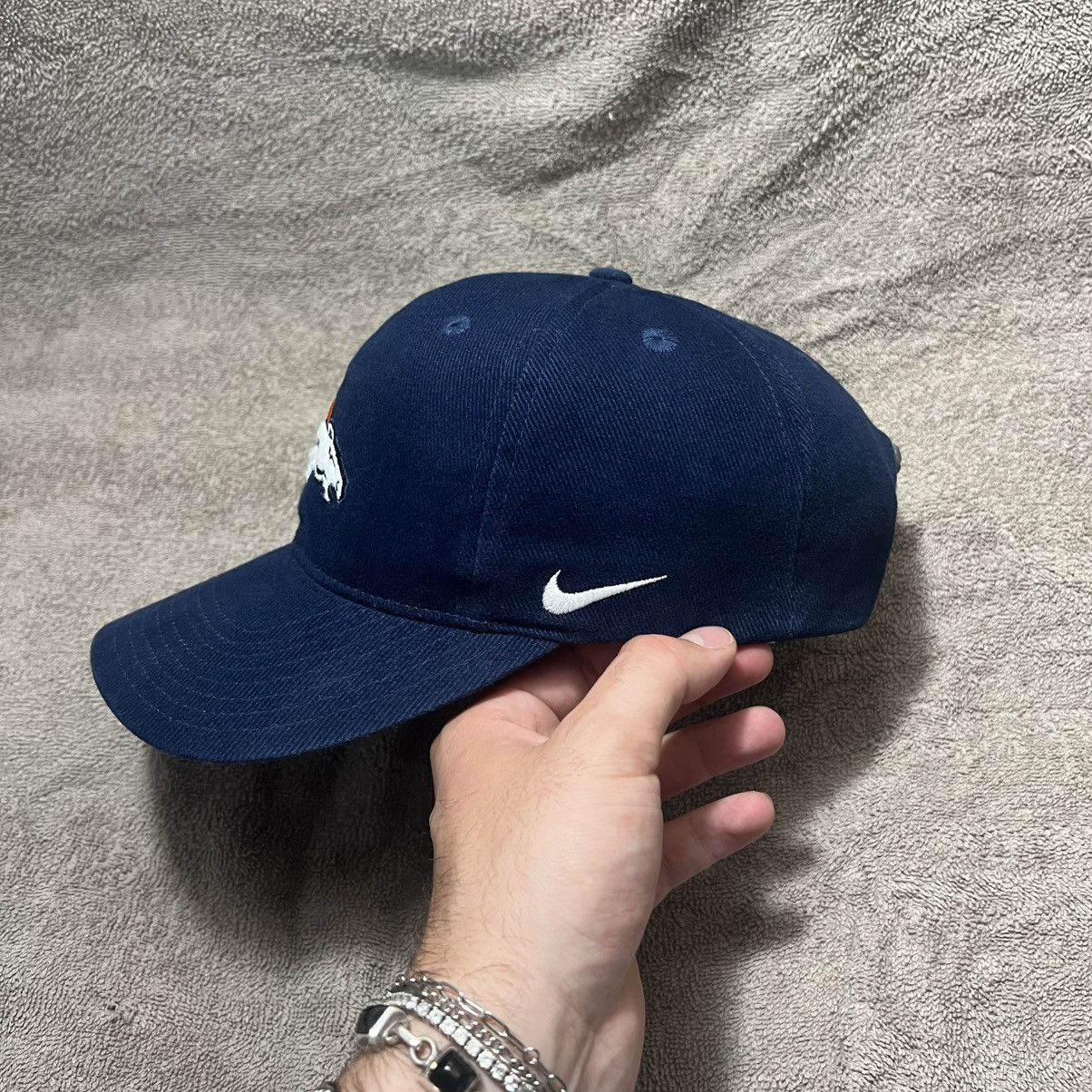 NFL × Nike × Vintage Vintage 90s Nike Denver Broncos SnapBack Hat Logo Swoosh Size ONE SIZE - 4 Thumbnail