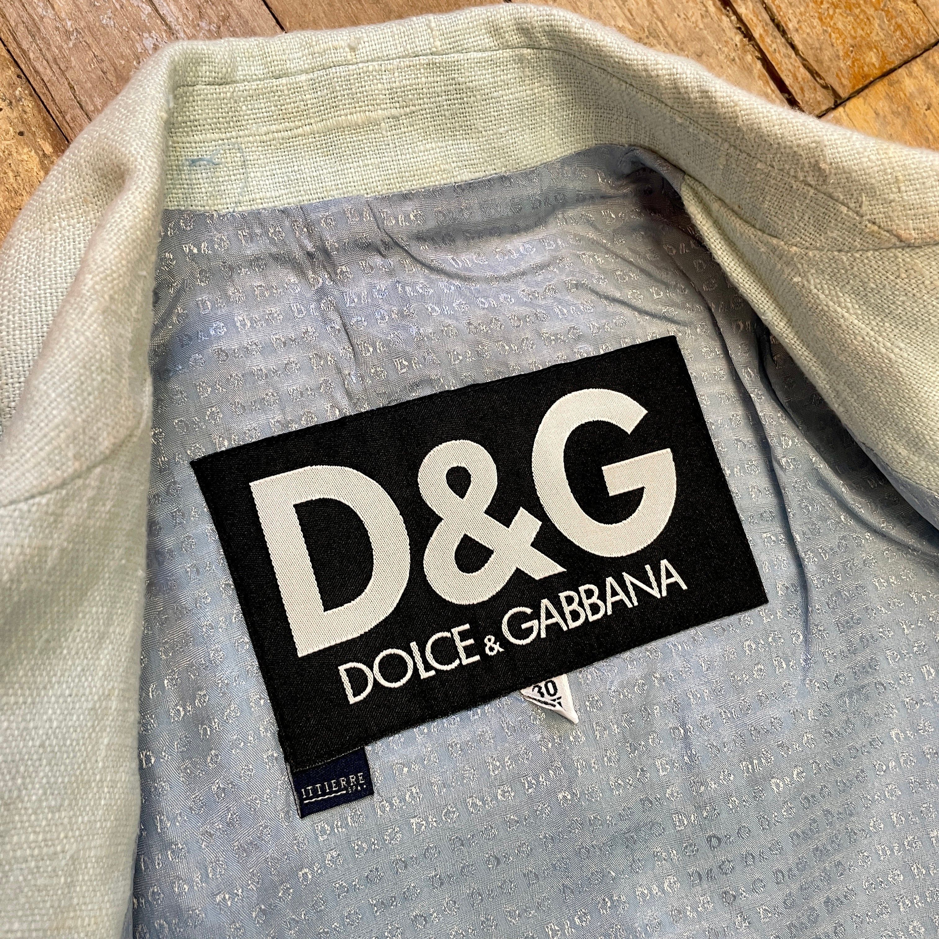 Dolce & Gabbana Dolce & Gabbana Vintage Designer Linen Skirt Suit Made In Italy Size Small Size S / US 4 / IT 40 - 7 Thumbnail