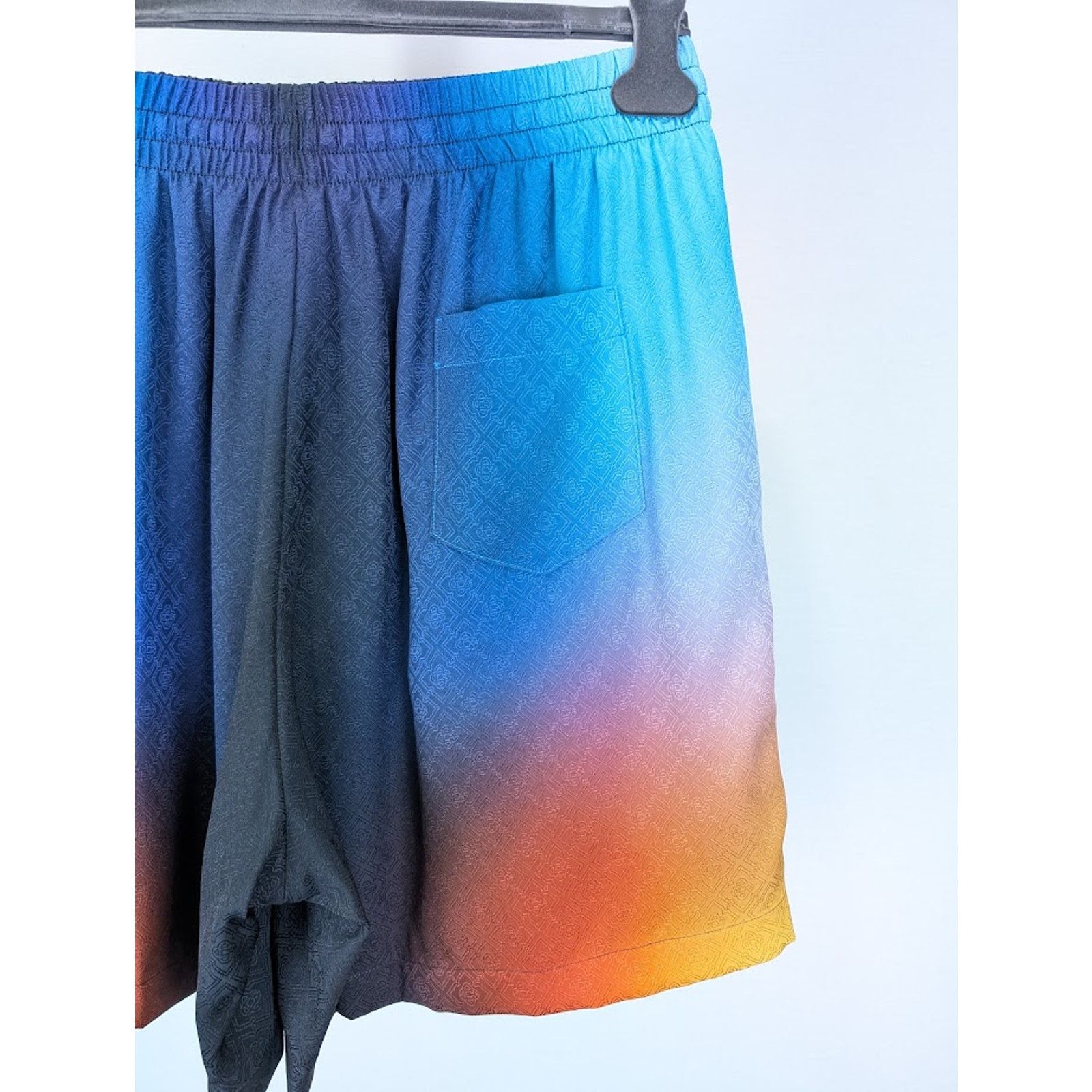 Casablanca o1rshd1 DUP / Drawstring Silk Shorts in Gradient Size US 38 / EU 54 - 13 Thumbnail